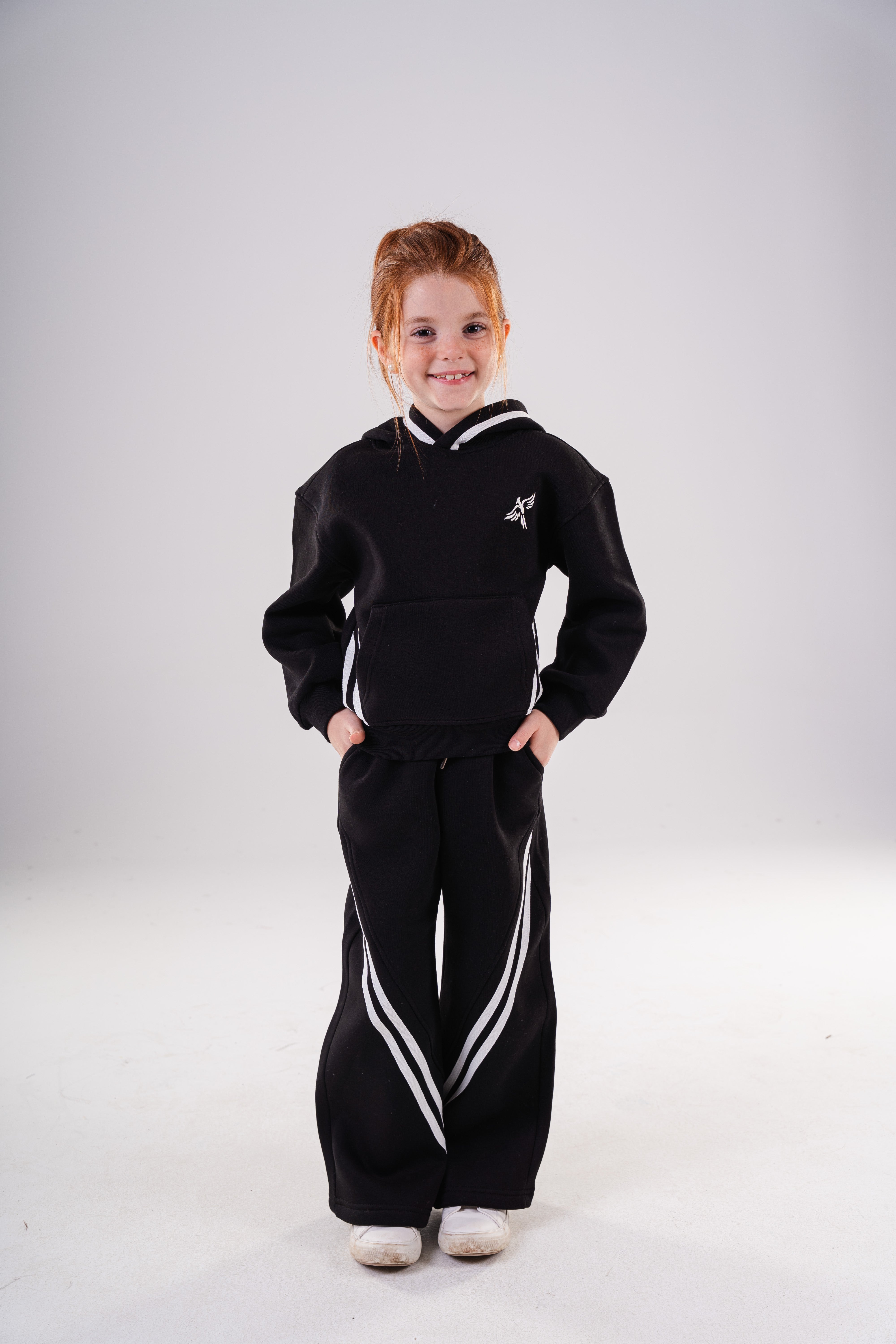 Girls Oversized Fleece Loungewear Set