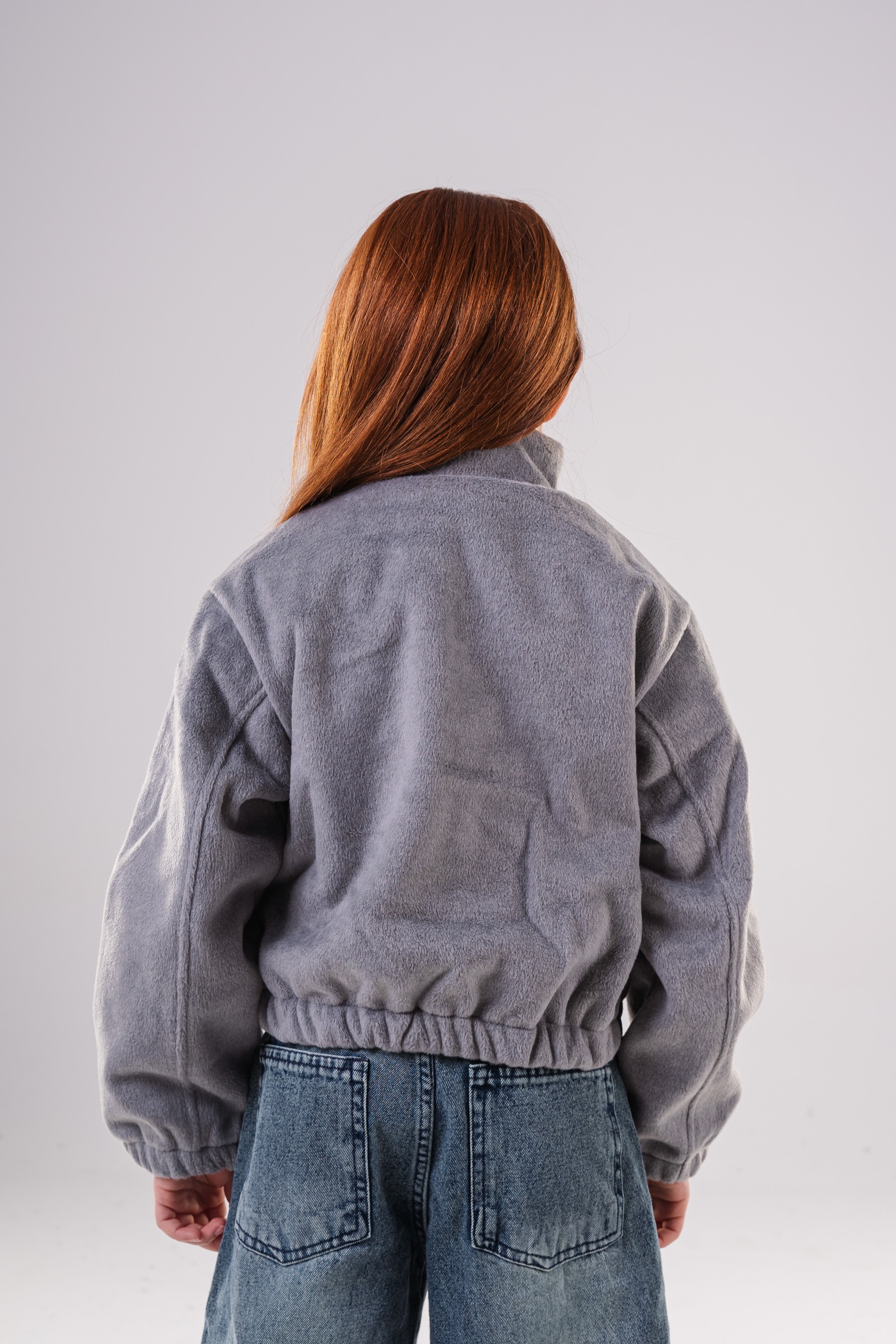 Girls Classic Faux Fur Jacket