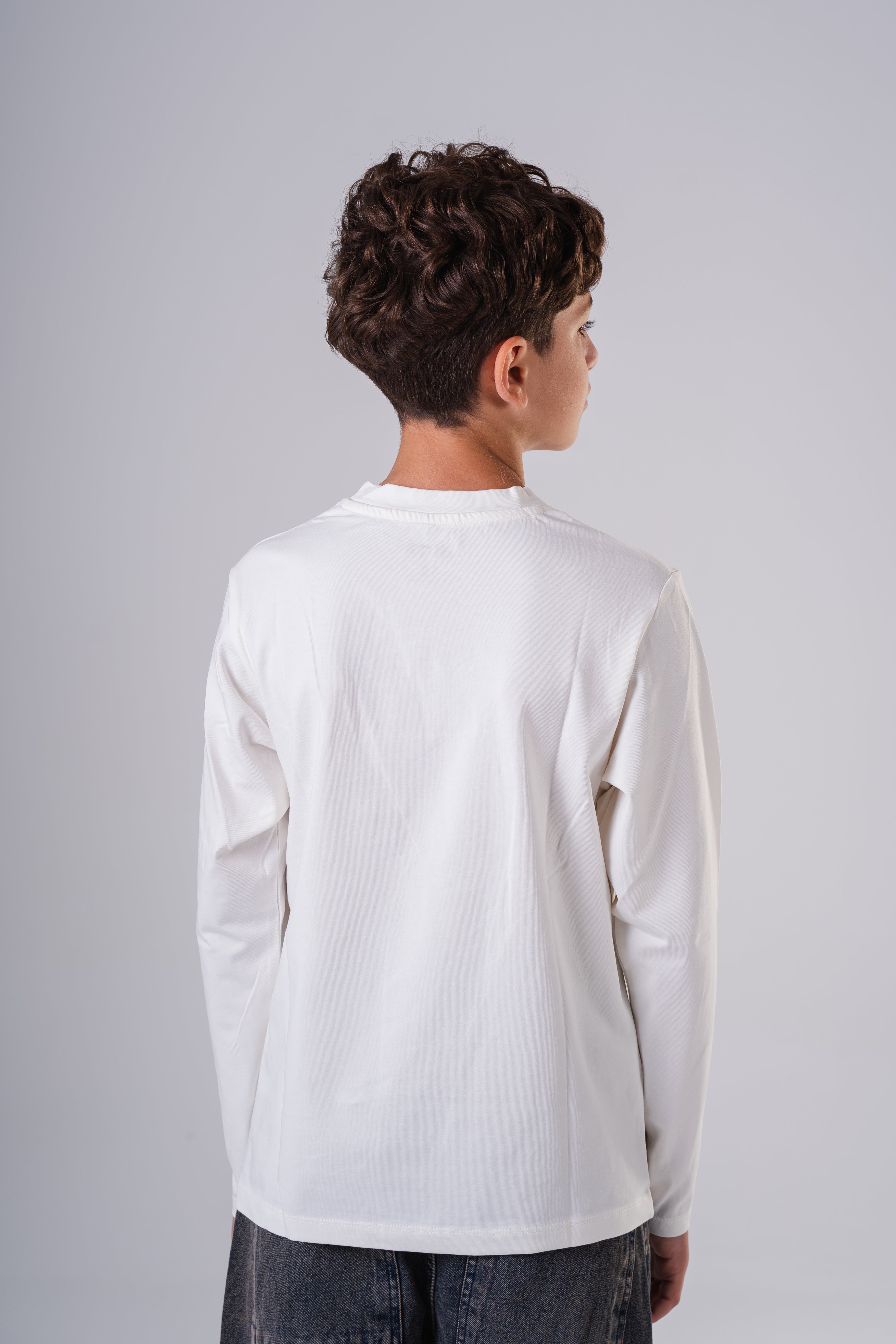 Boy's Long Sleeve Graphic Cotton Sweatshirt