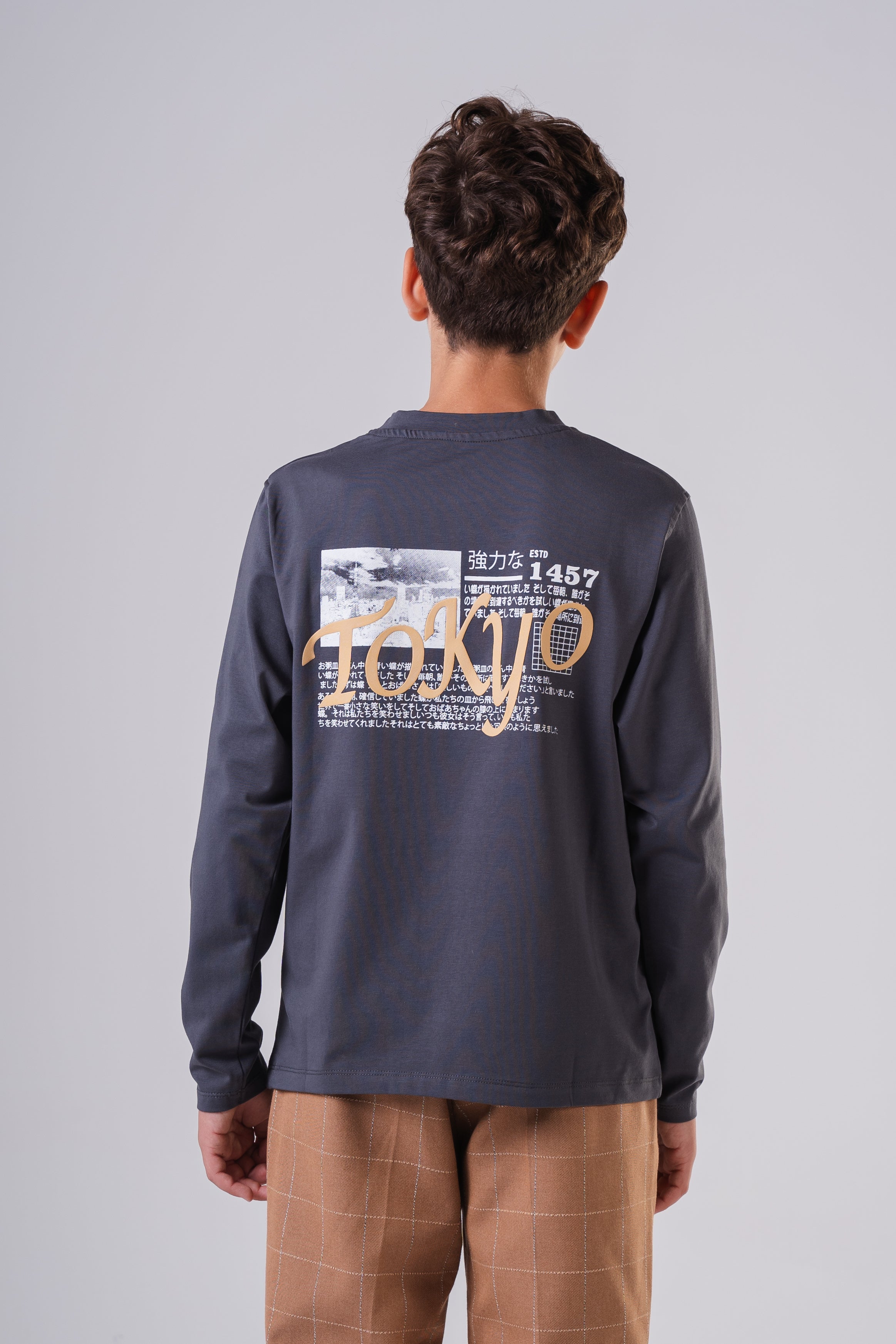 Boy's Long Sleeve Graphic Sweatshirt