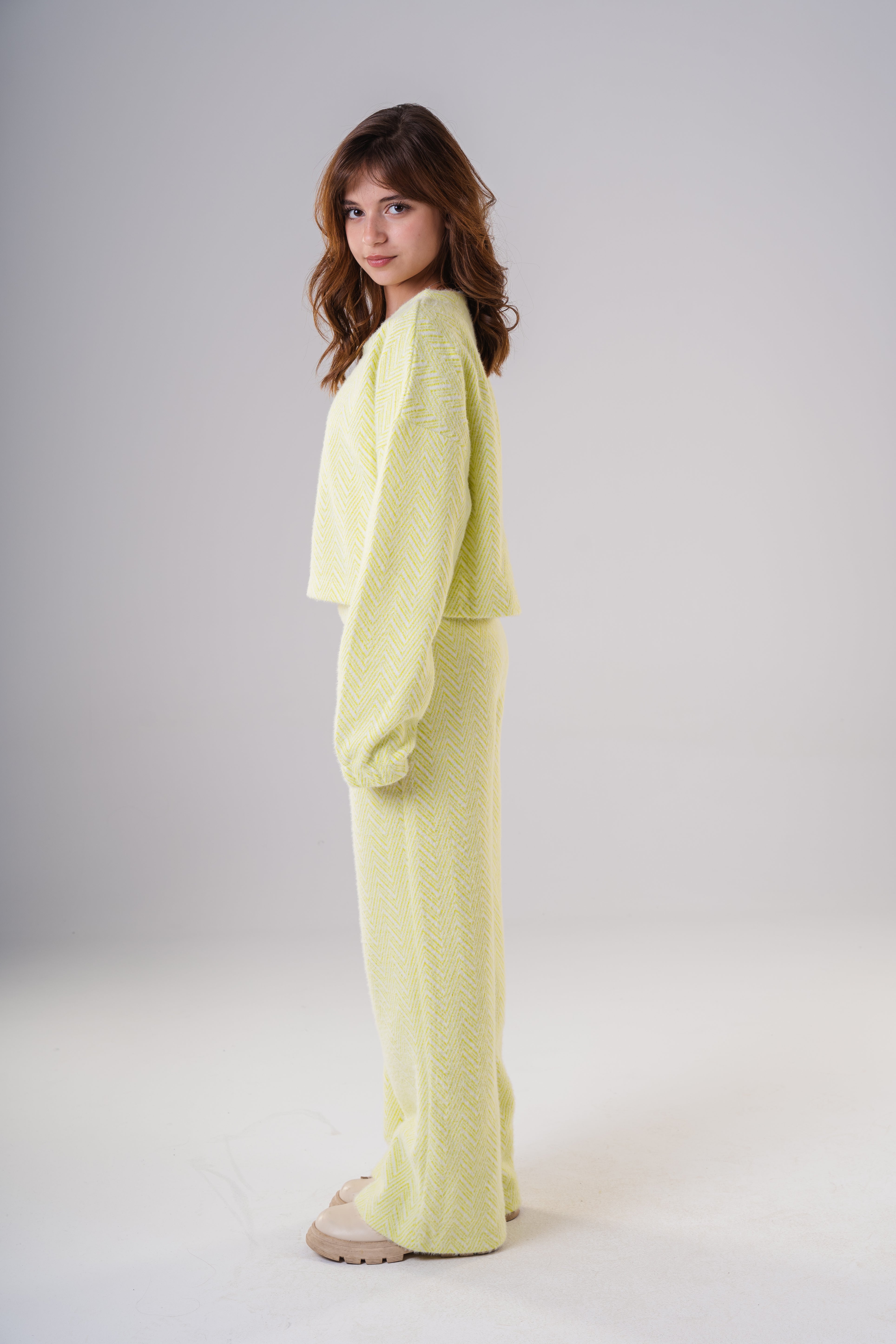 Girls Texture Cozy Knit Two-Piece Set