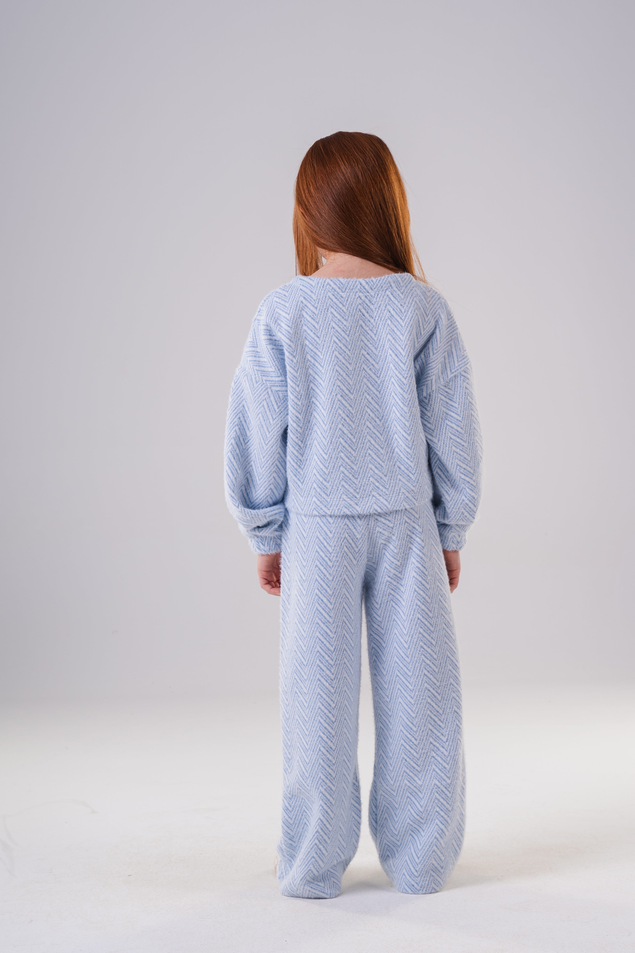 Girls Texture Cozy Knit Two-Piece Set