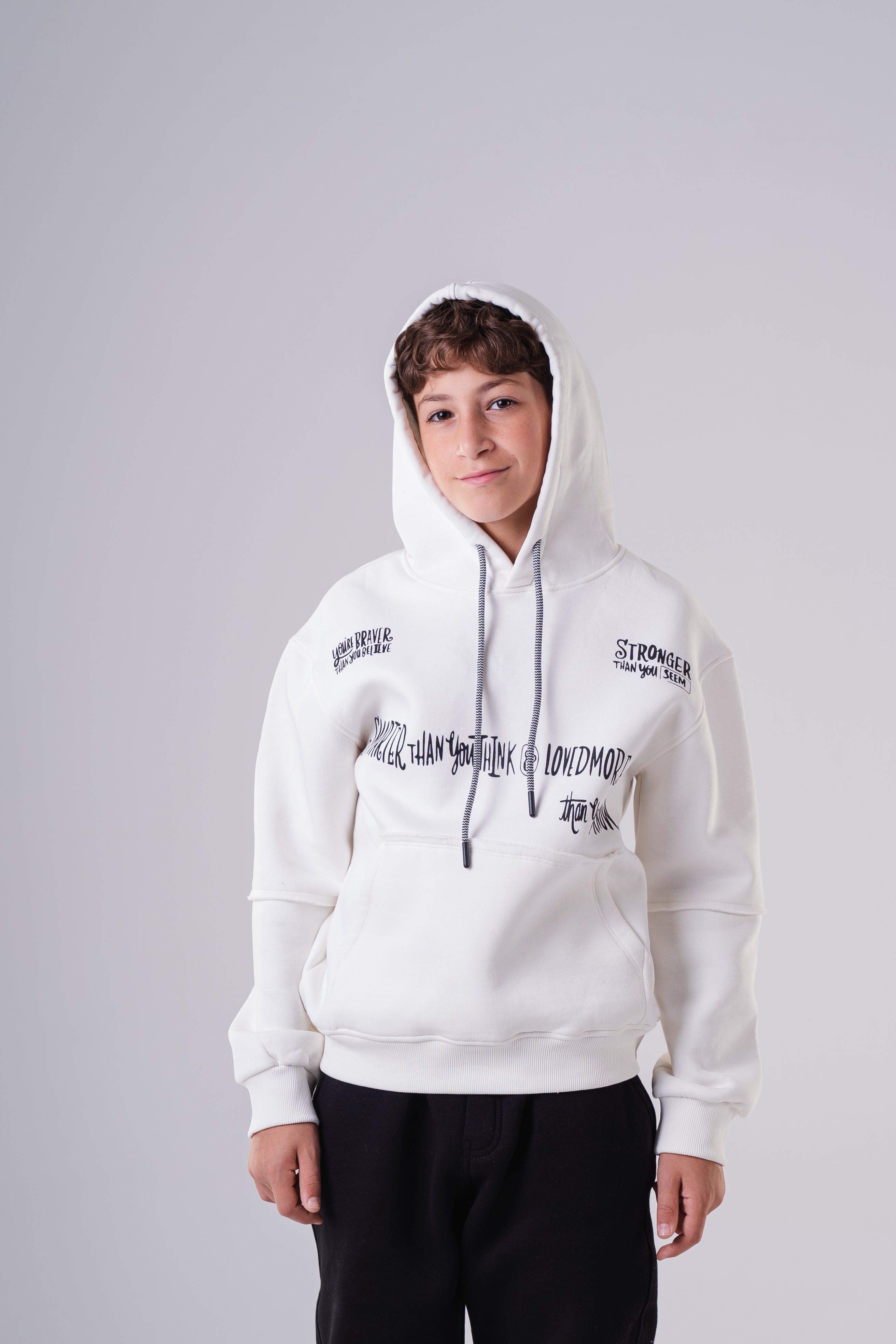 Boys' Fleece Hoodie with Front Pocket