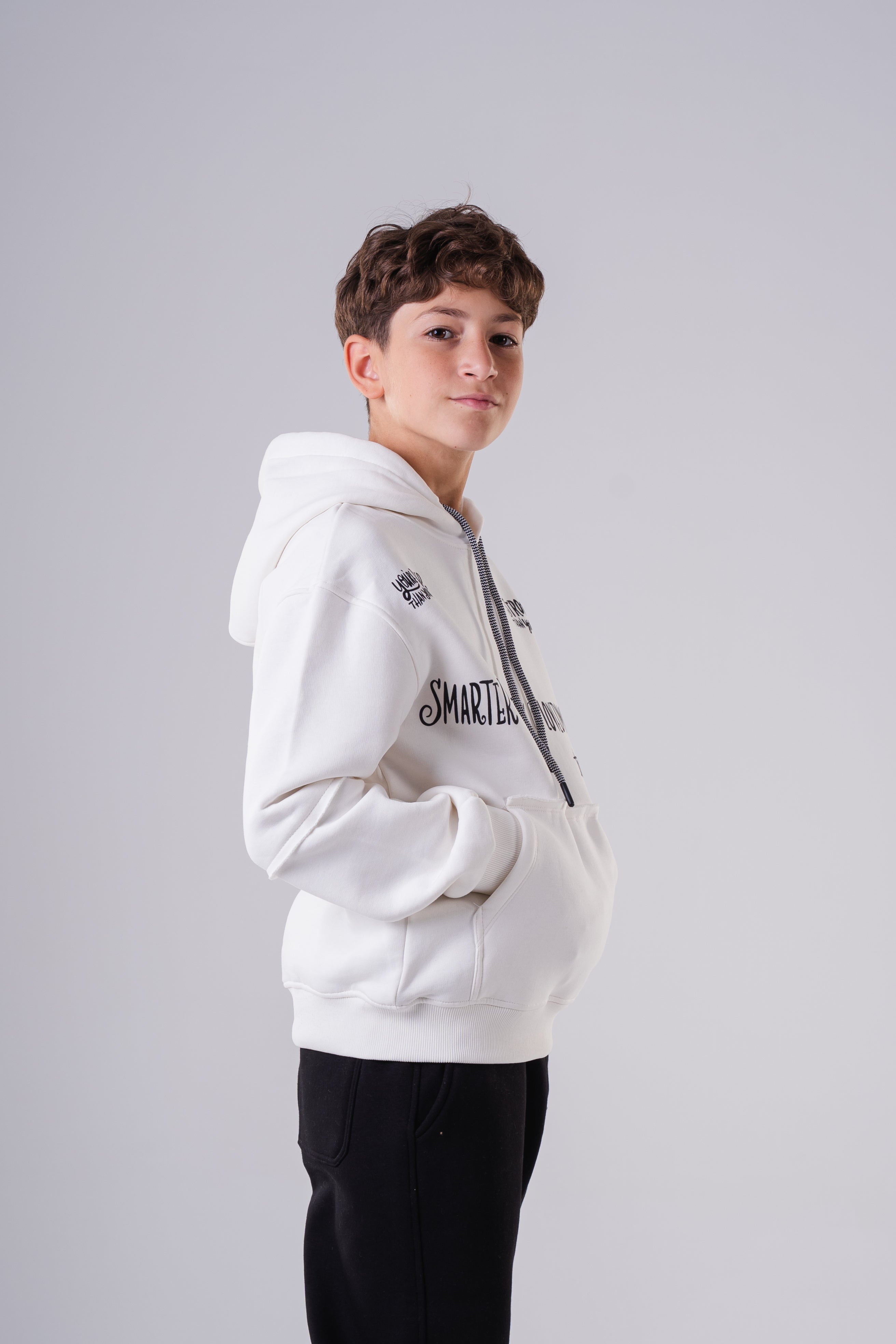 Boys' Fleece Hoodie with Front Pocket