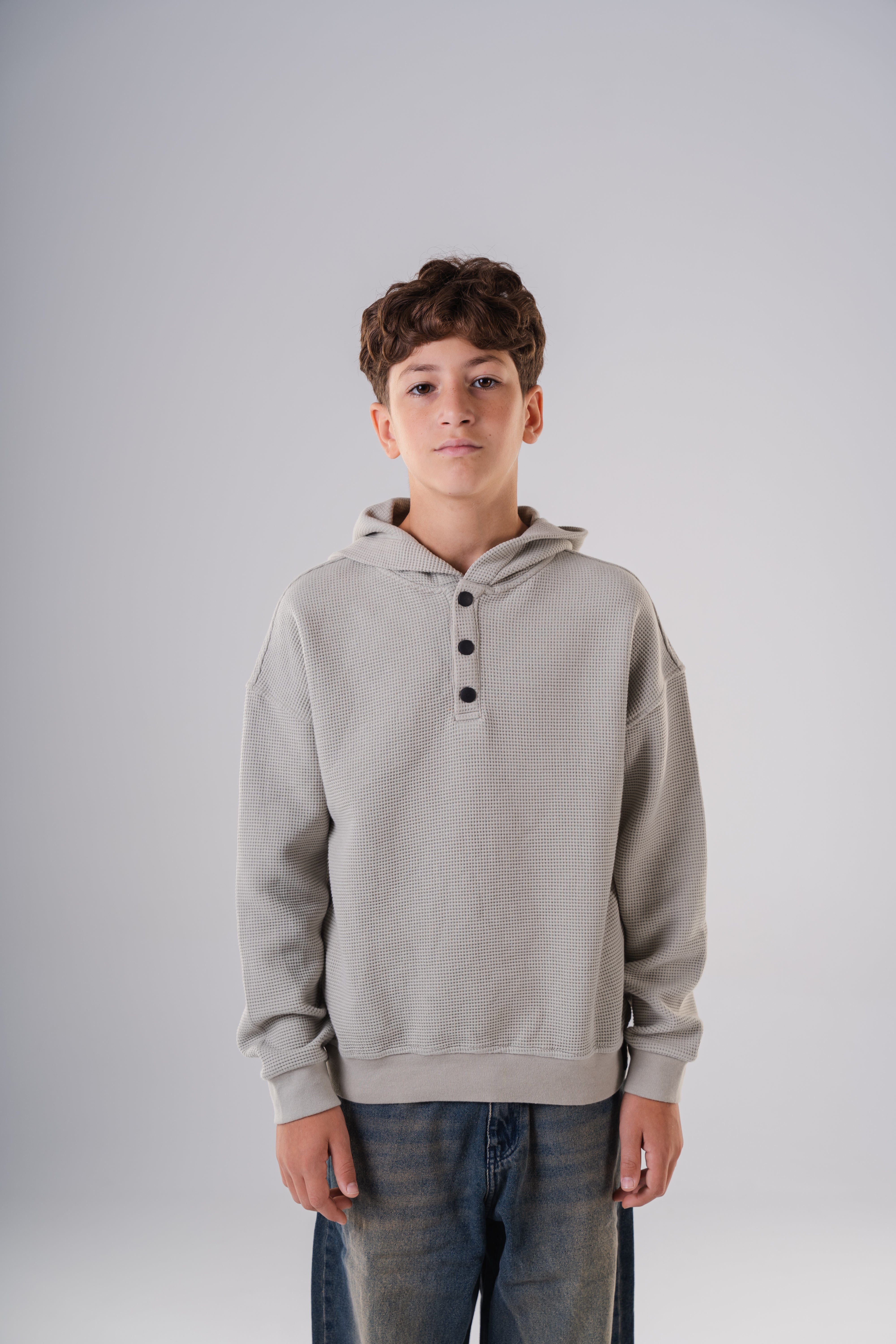 Textured Oversized Hoodie