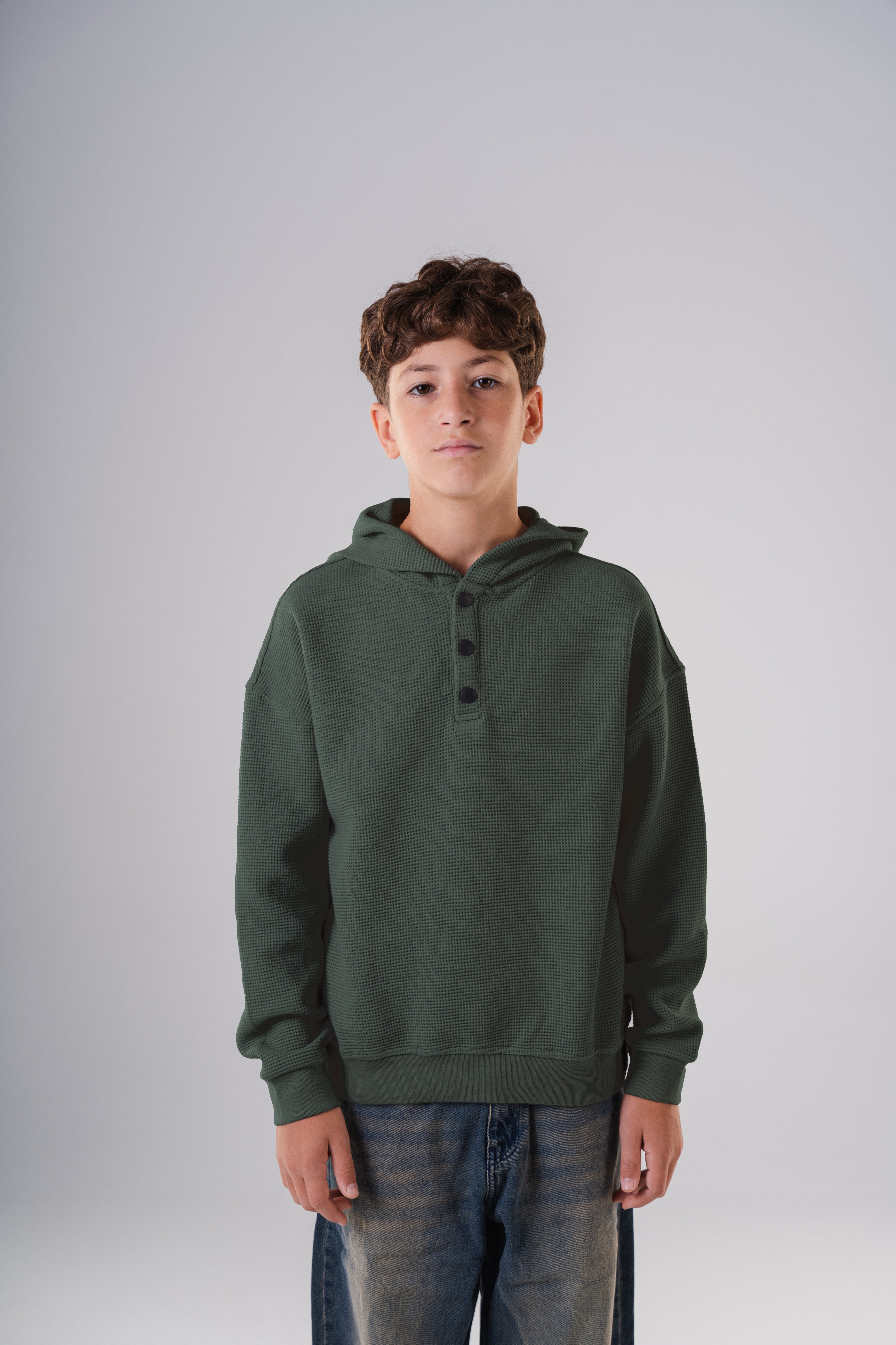 Textured Oversized Hoodie