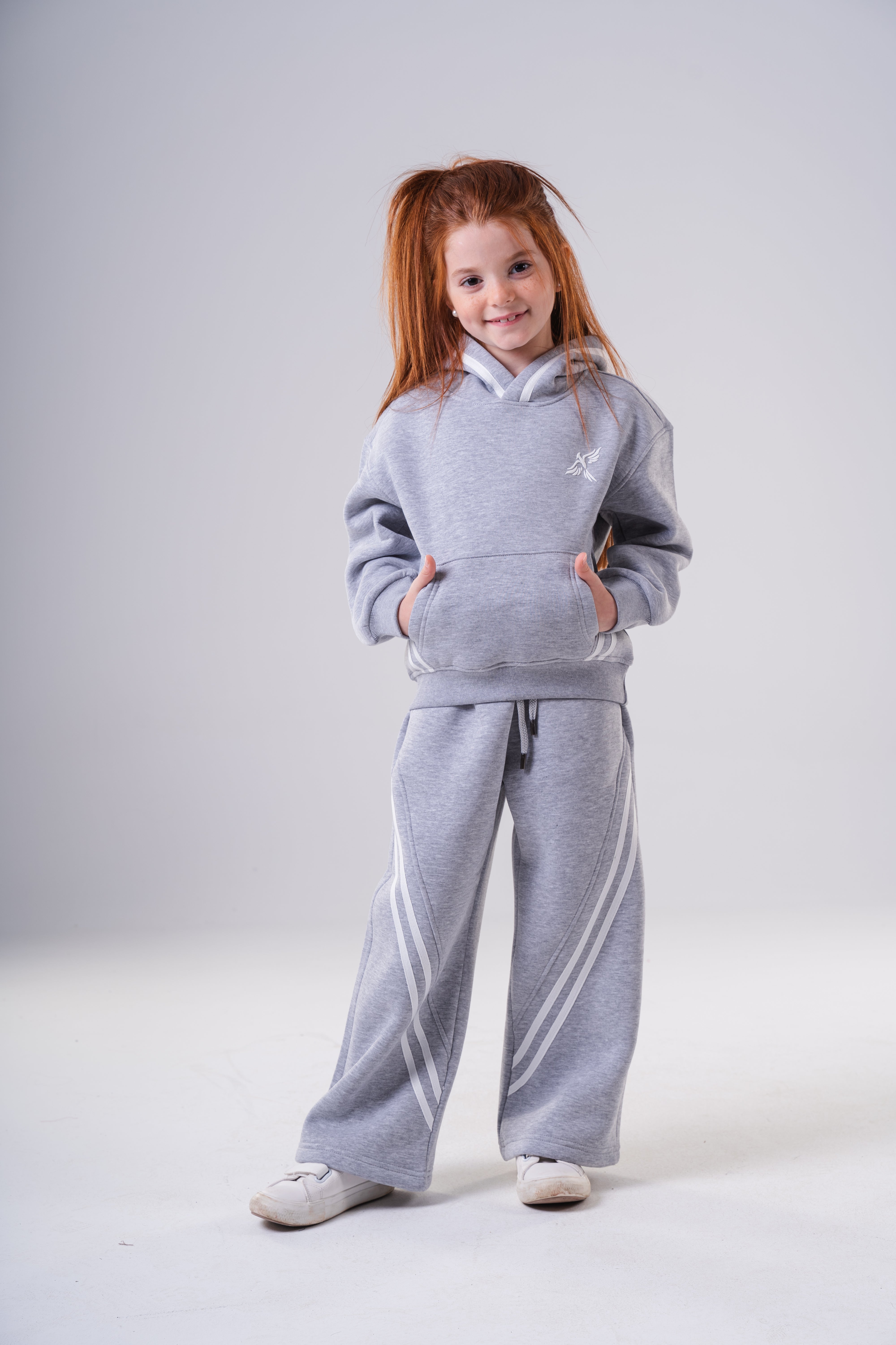 Girls Oversized Fleece Loungewear Set