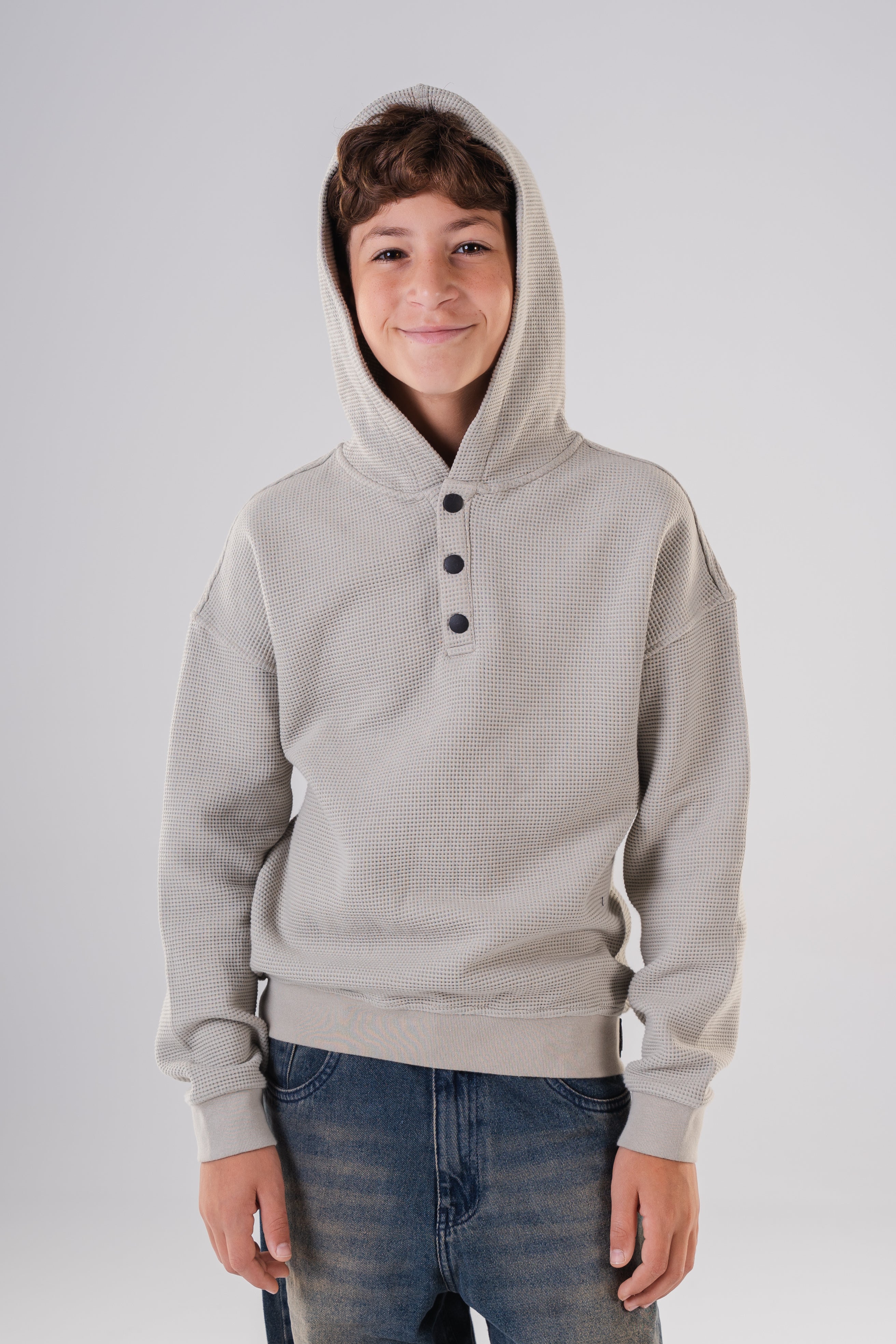 Textured Oversized Hoodie