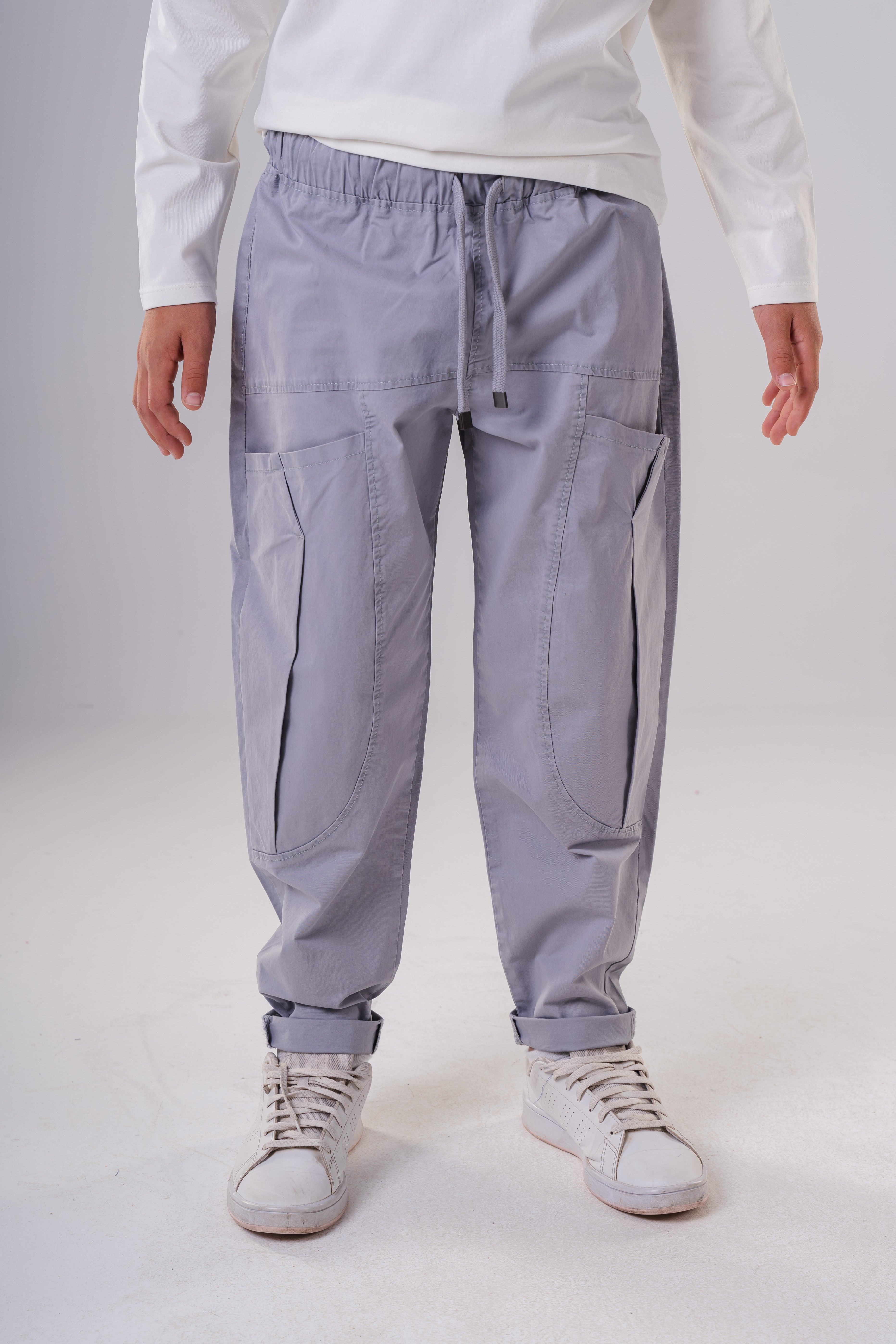 Boy's Wide-Leg Cargo Pants