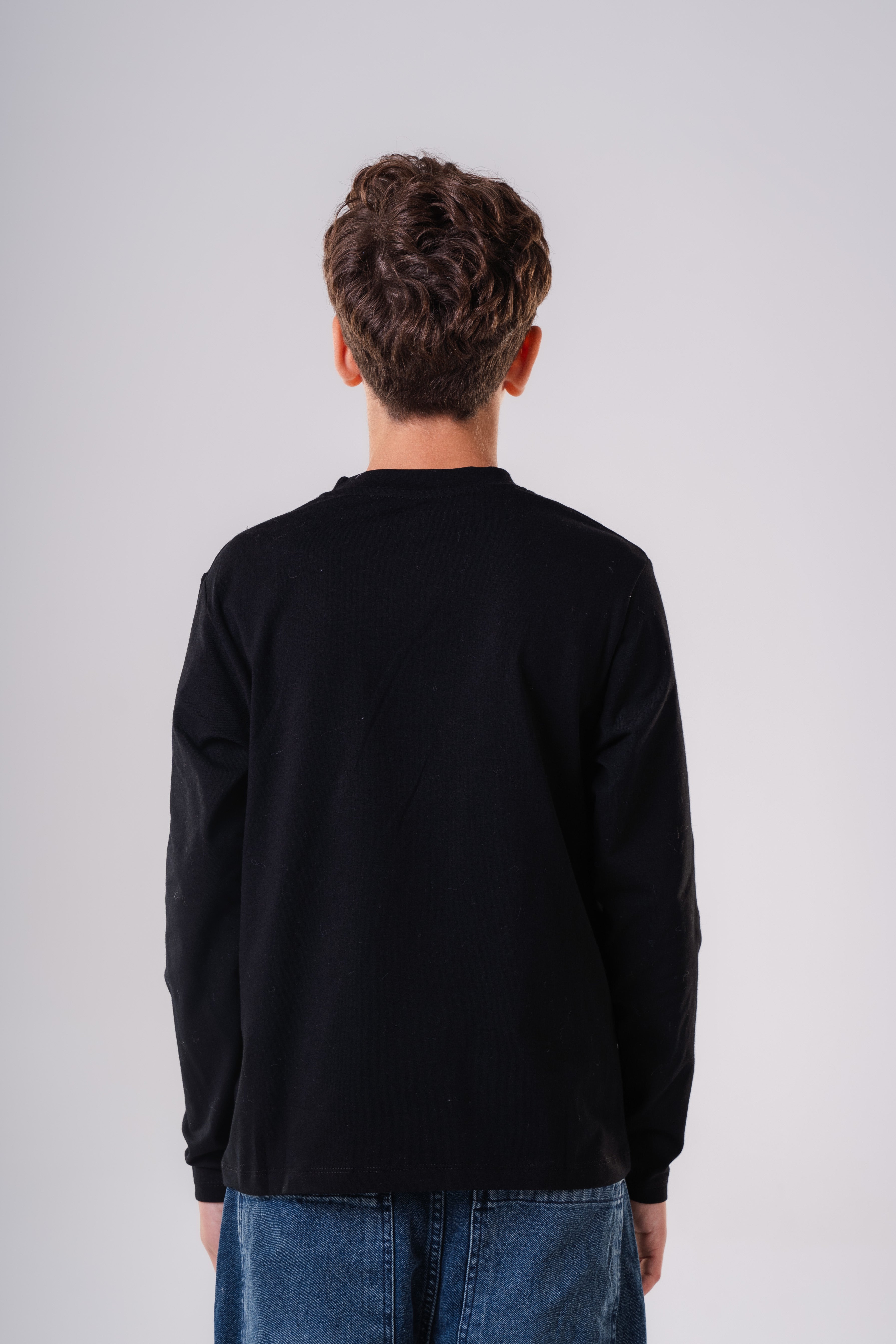 Boy's Long Sleeve Graphic Cotton Sweatshirt