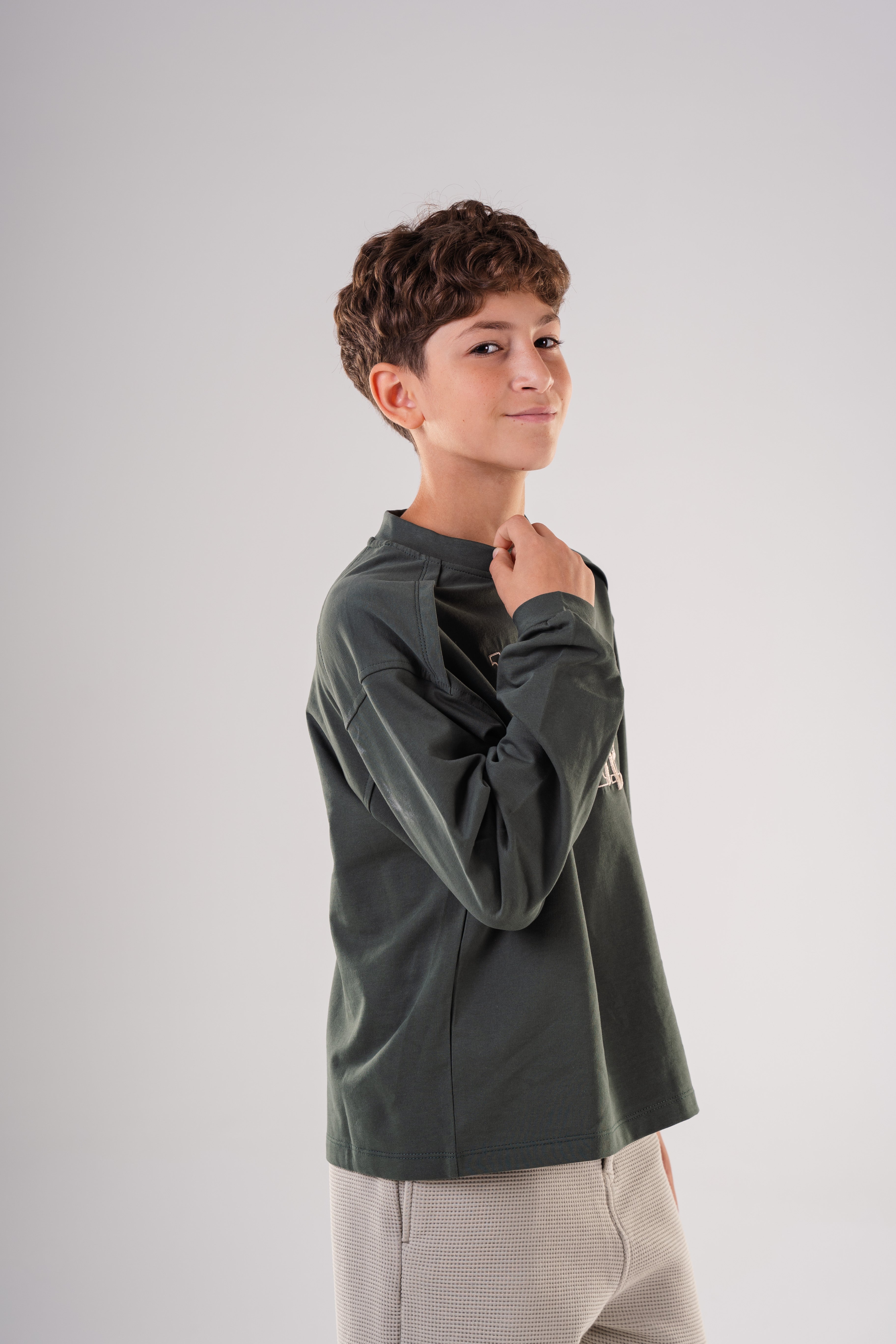 Boys' crew neck Sweatshirt with embroidery