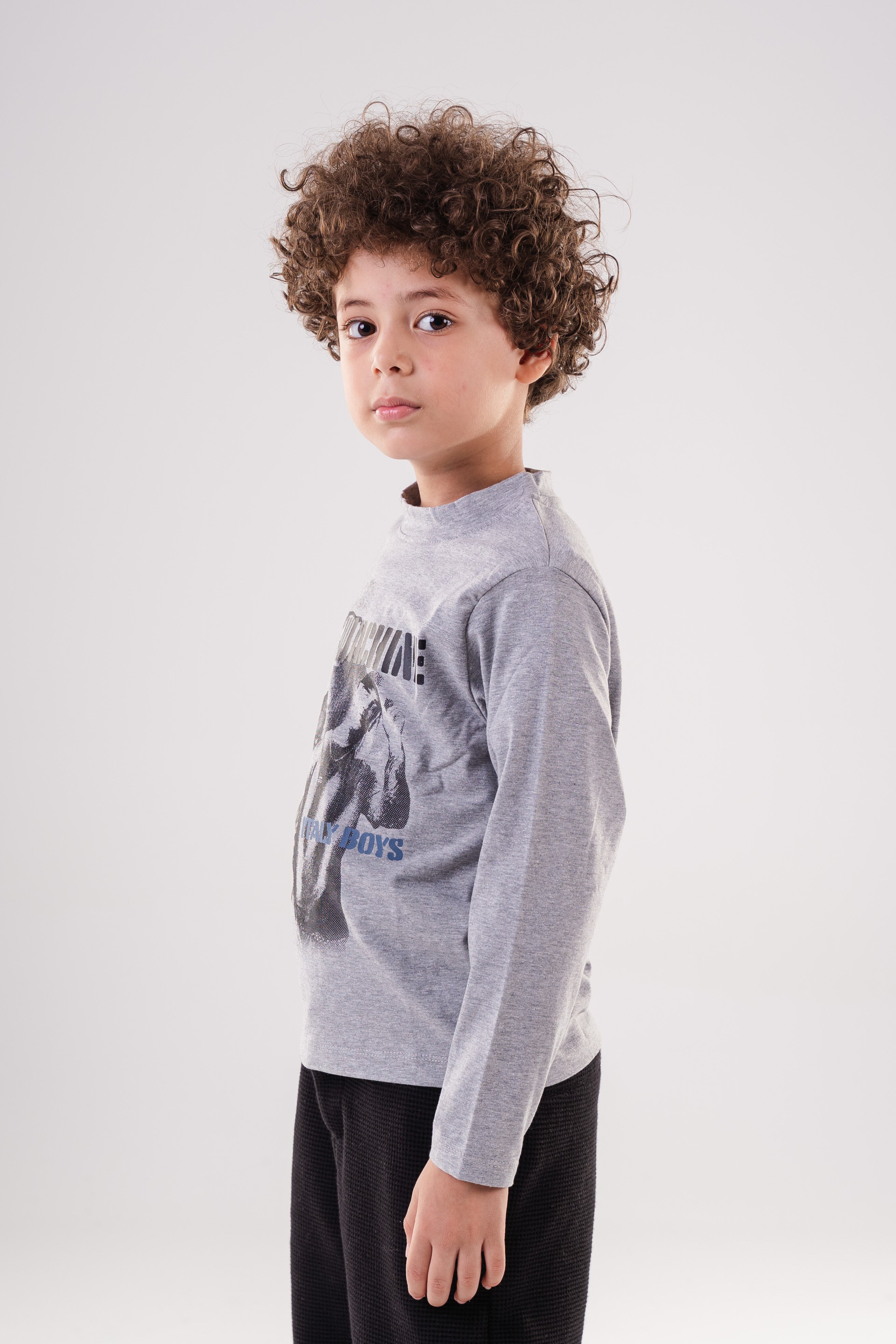 Boy's Long Sleeve Graphic Cotton Sweatshirt
