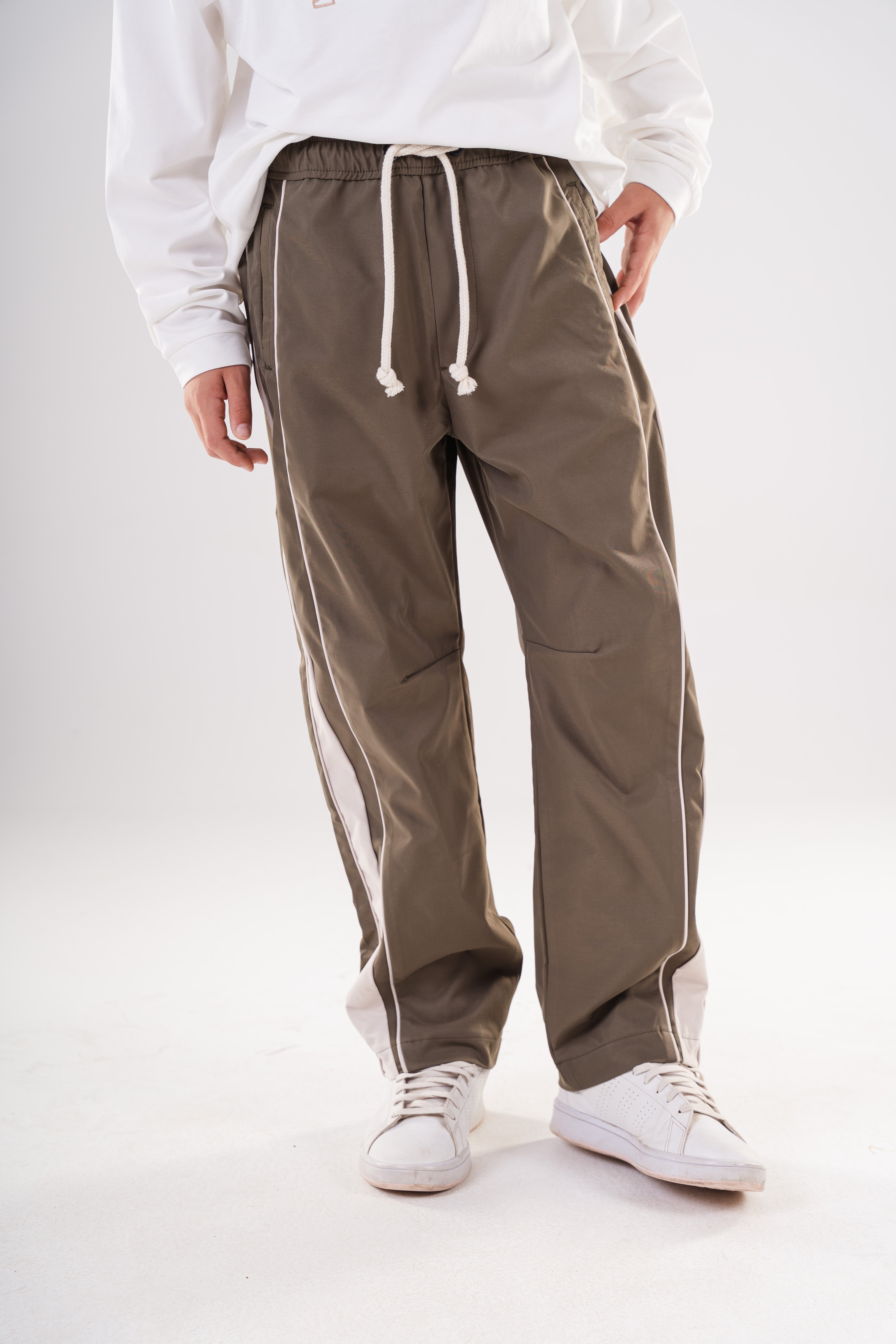 Boys Wide-Leg Streetwear Pants with Drawcord