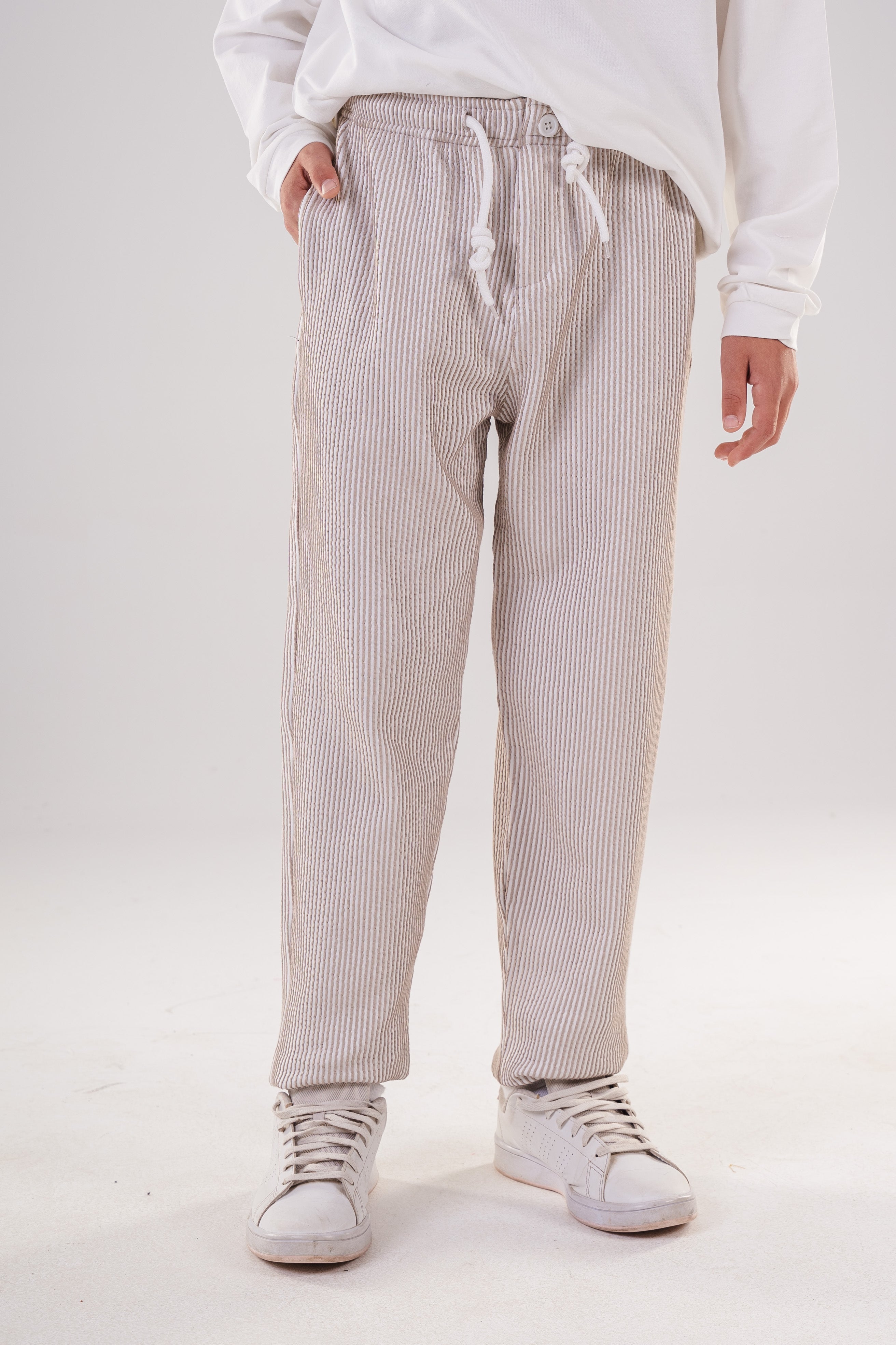 Boy's Vertical Stripe Pants