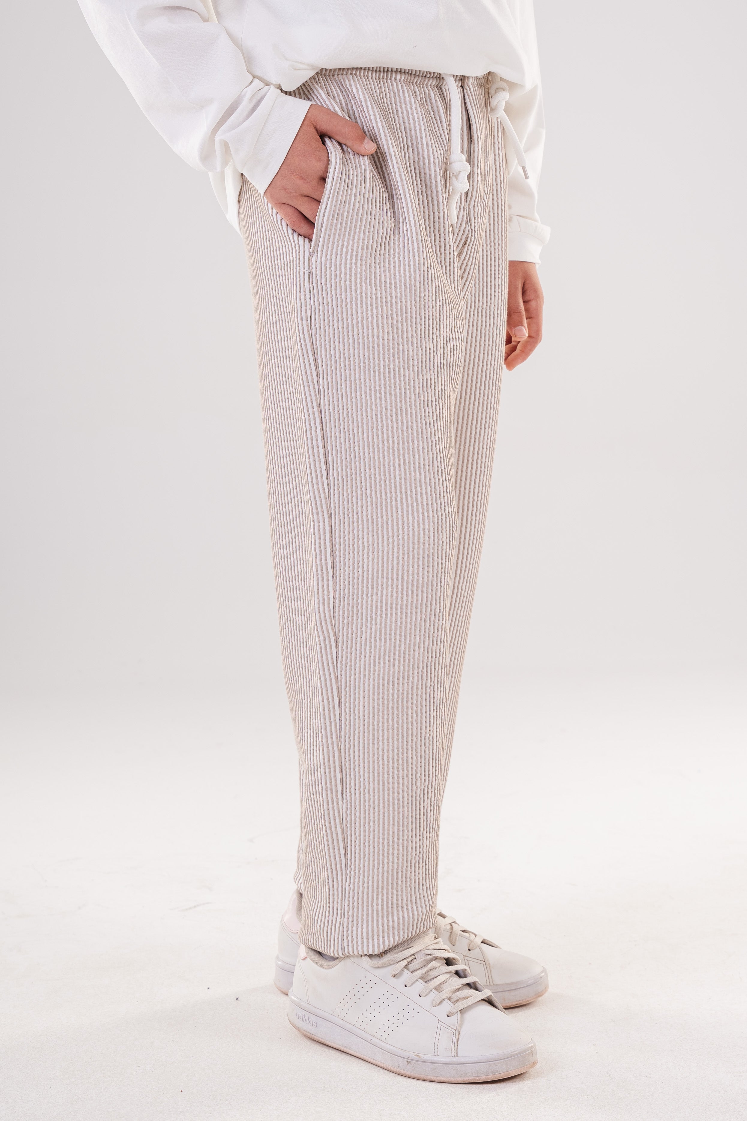 Boy's Vertical Stripe Pants