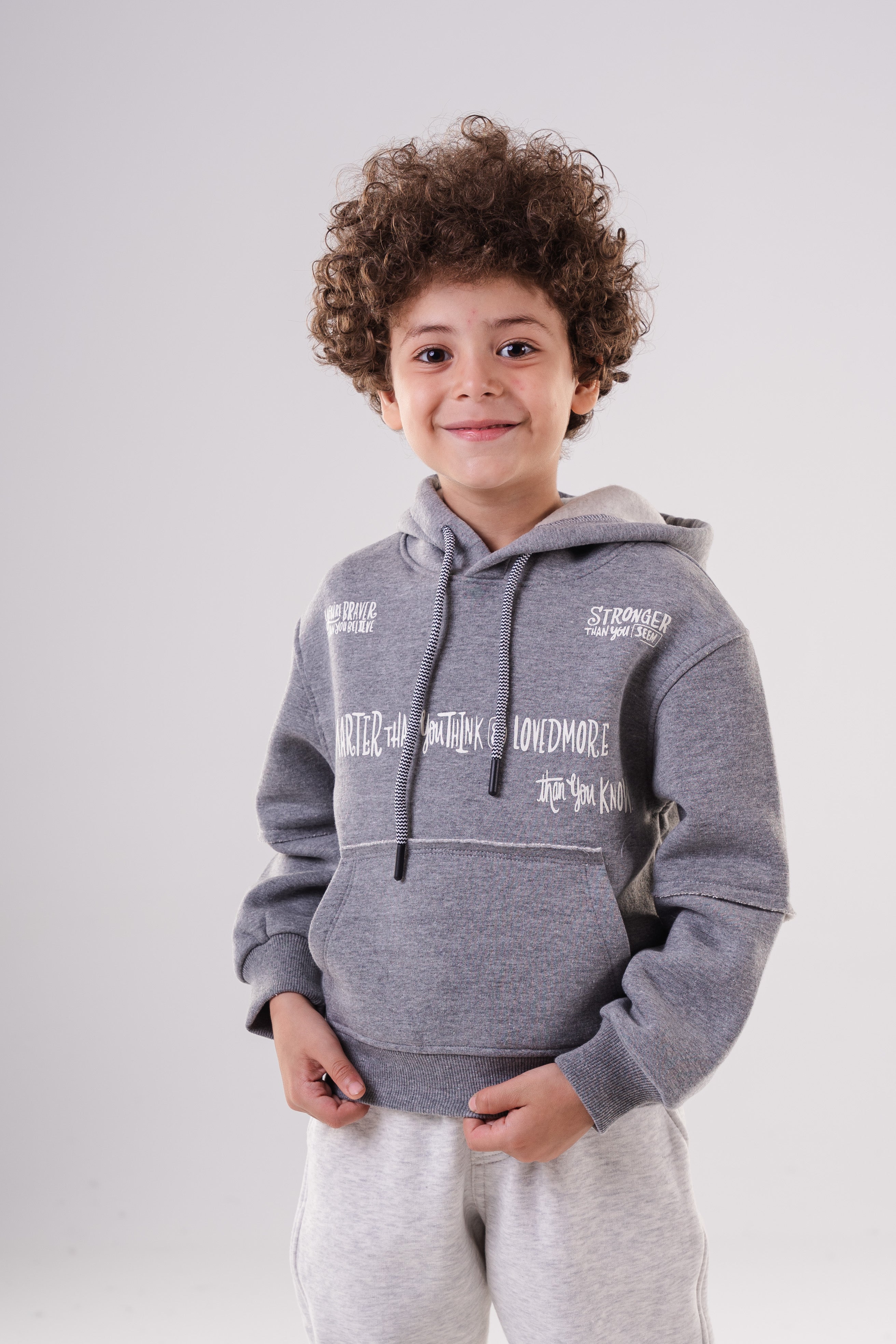 Boys' Fleece Hoodie with Front Pocket