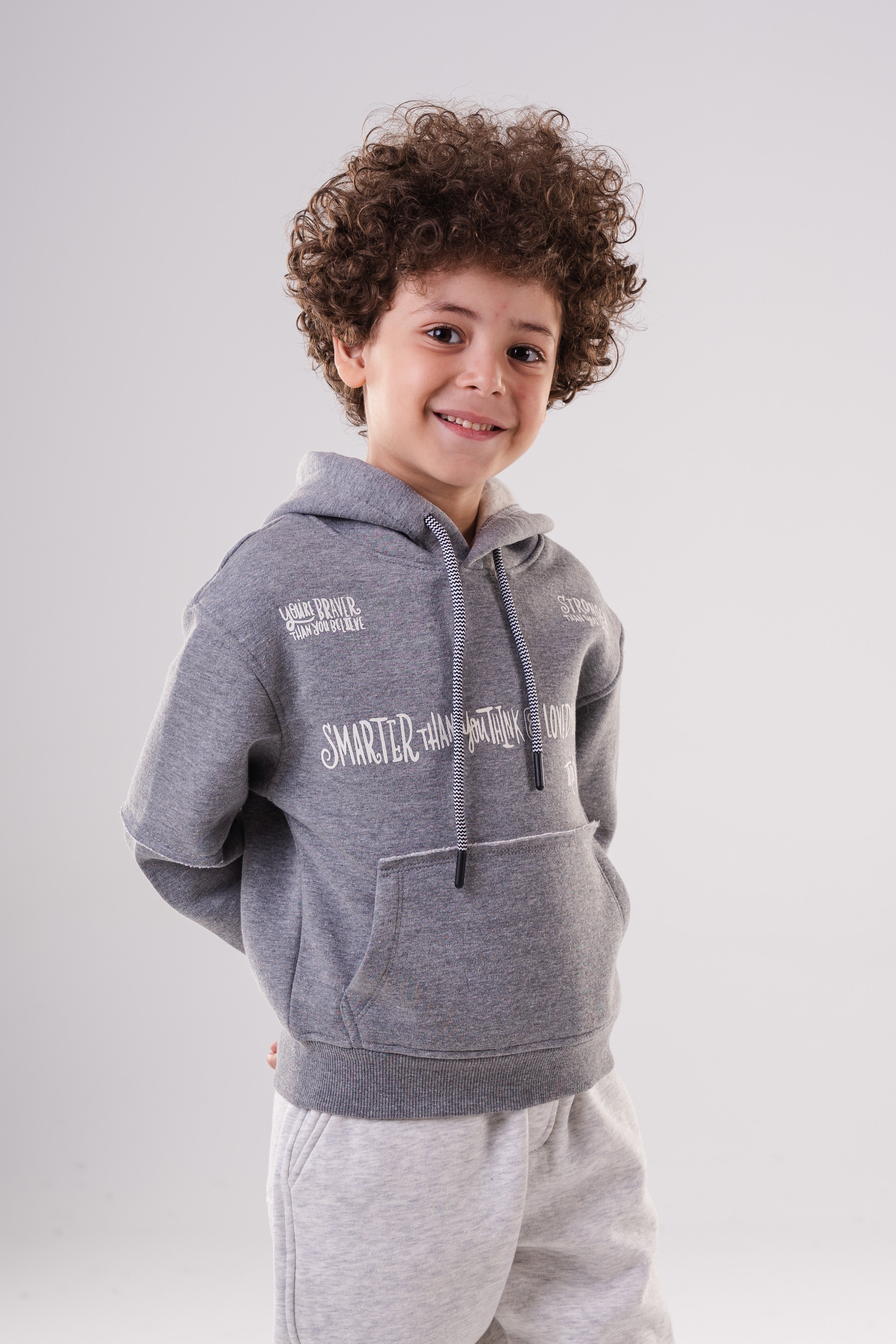 Boys' Fleece Hoodie with Front Pocket