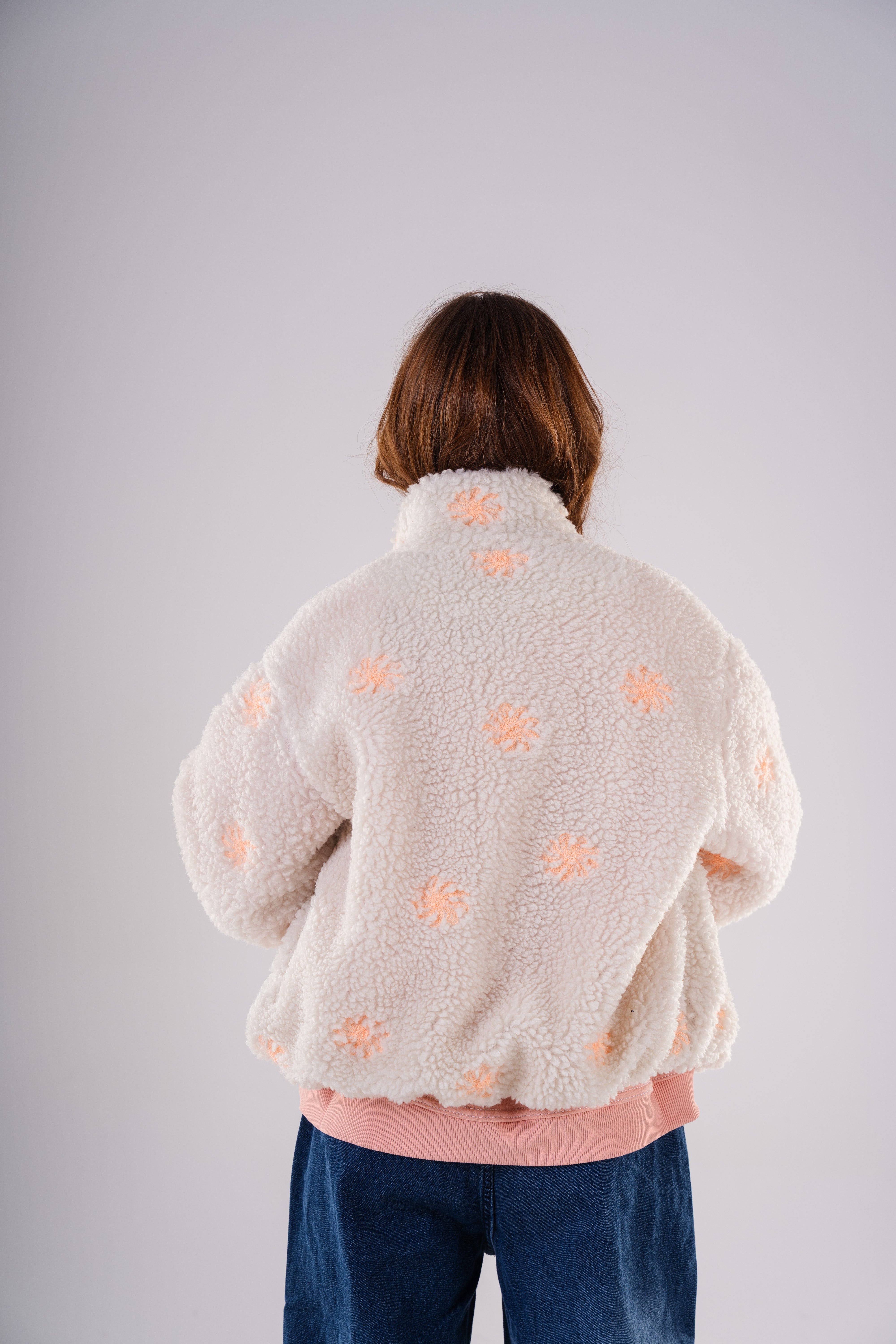Girls Snowflake Snuggler Fur Jacket