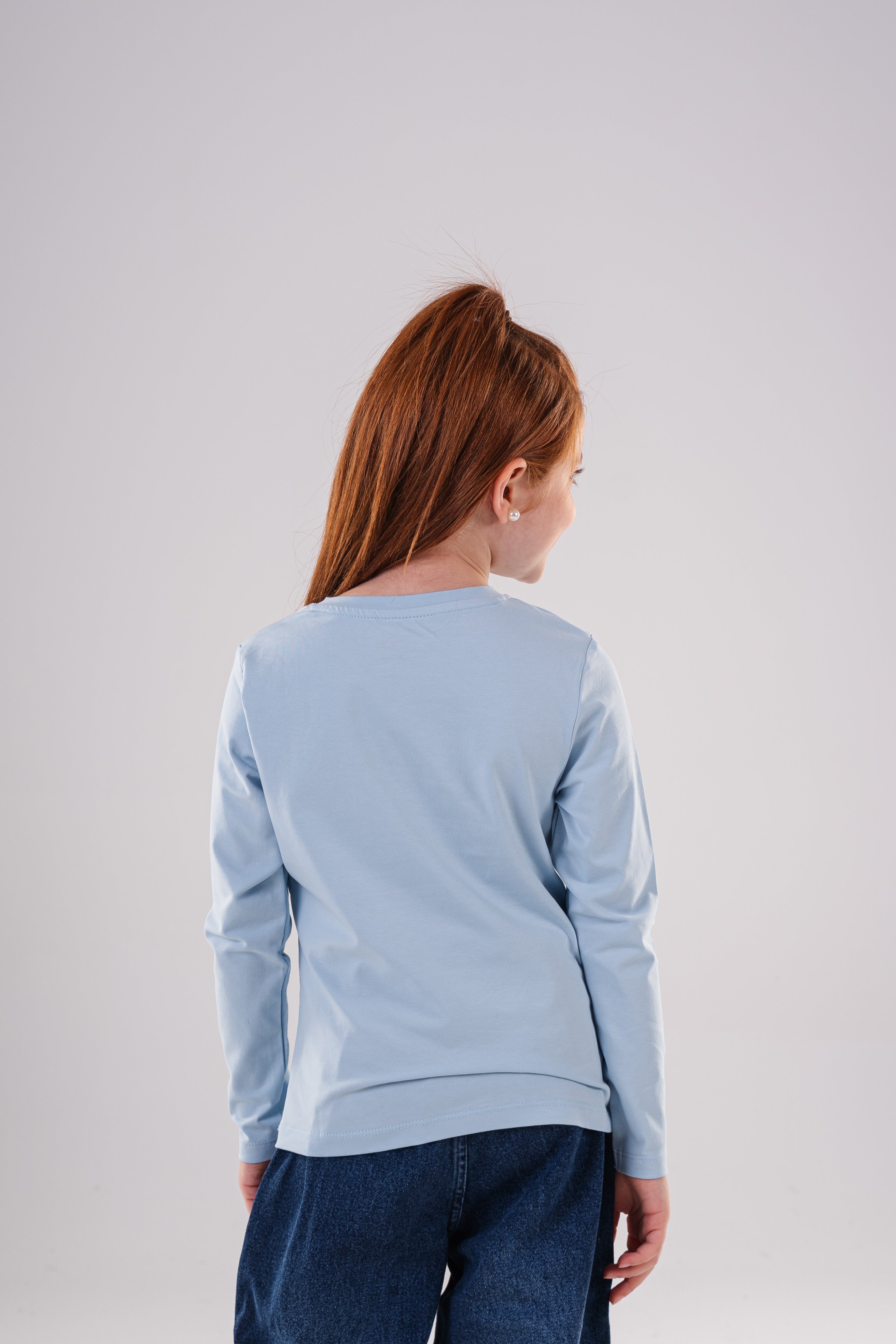 Girls Floral Print Casual Sweatshirt