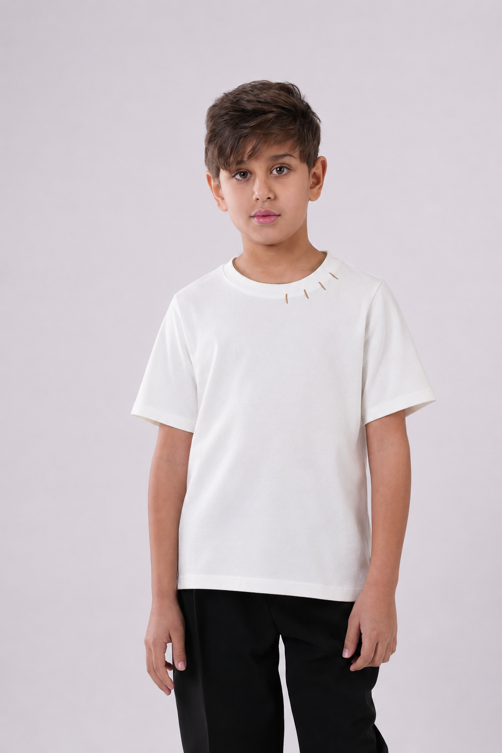 Boys’ "Believe" Inscribed Essential Tee