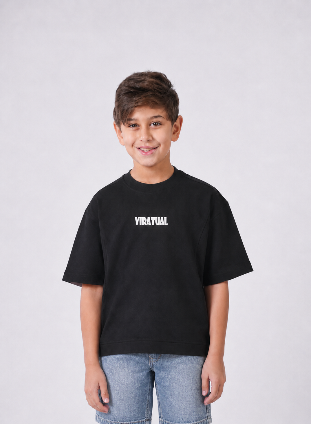 Kids' "VIRATUAL" Oversized Tee