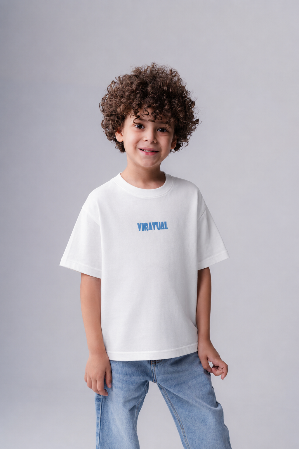 Kids' "VIRATUAL" Oversized Tee