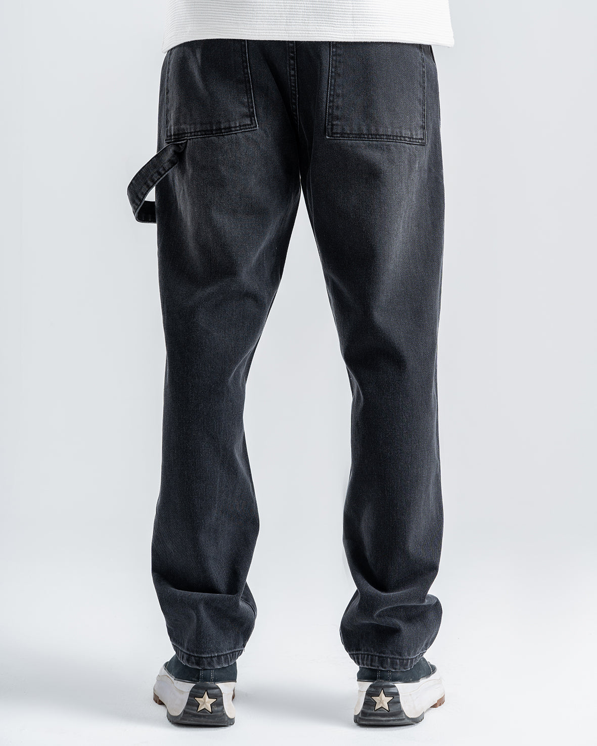 Men's Straight Fit Black Denim Jeans