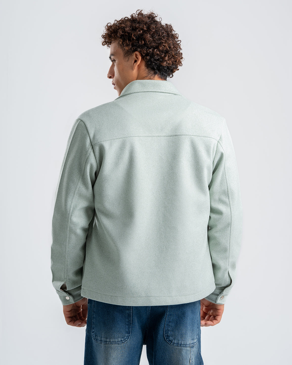 Men's zip-up Mint Gogh jacket