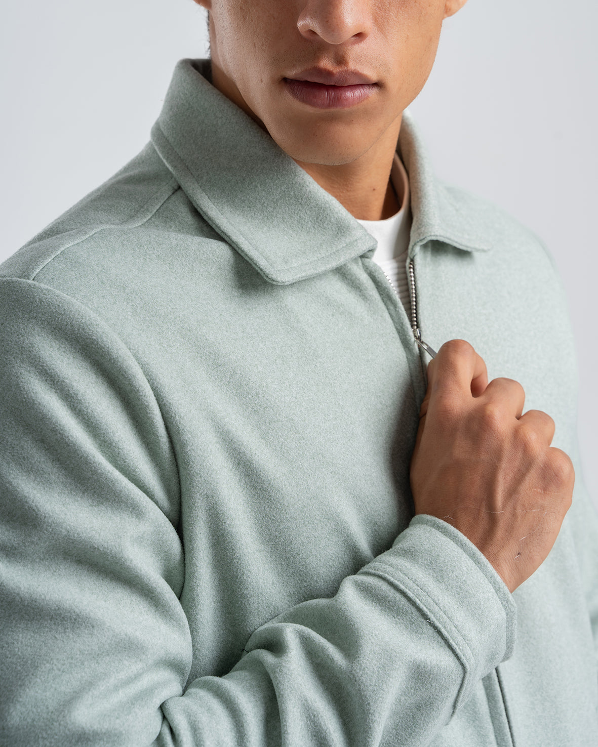 Men's zip-up Mint Gogh jacket