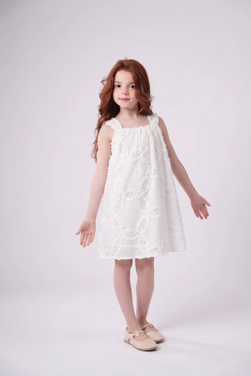 Girls’   Embroidered Sundress