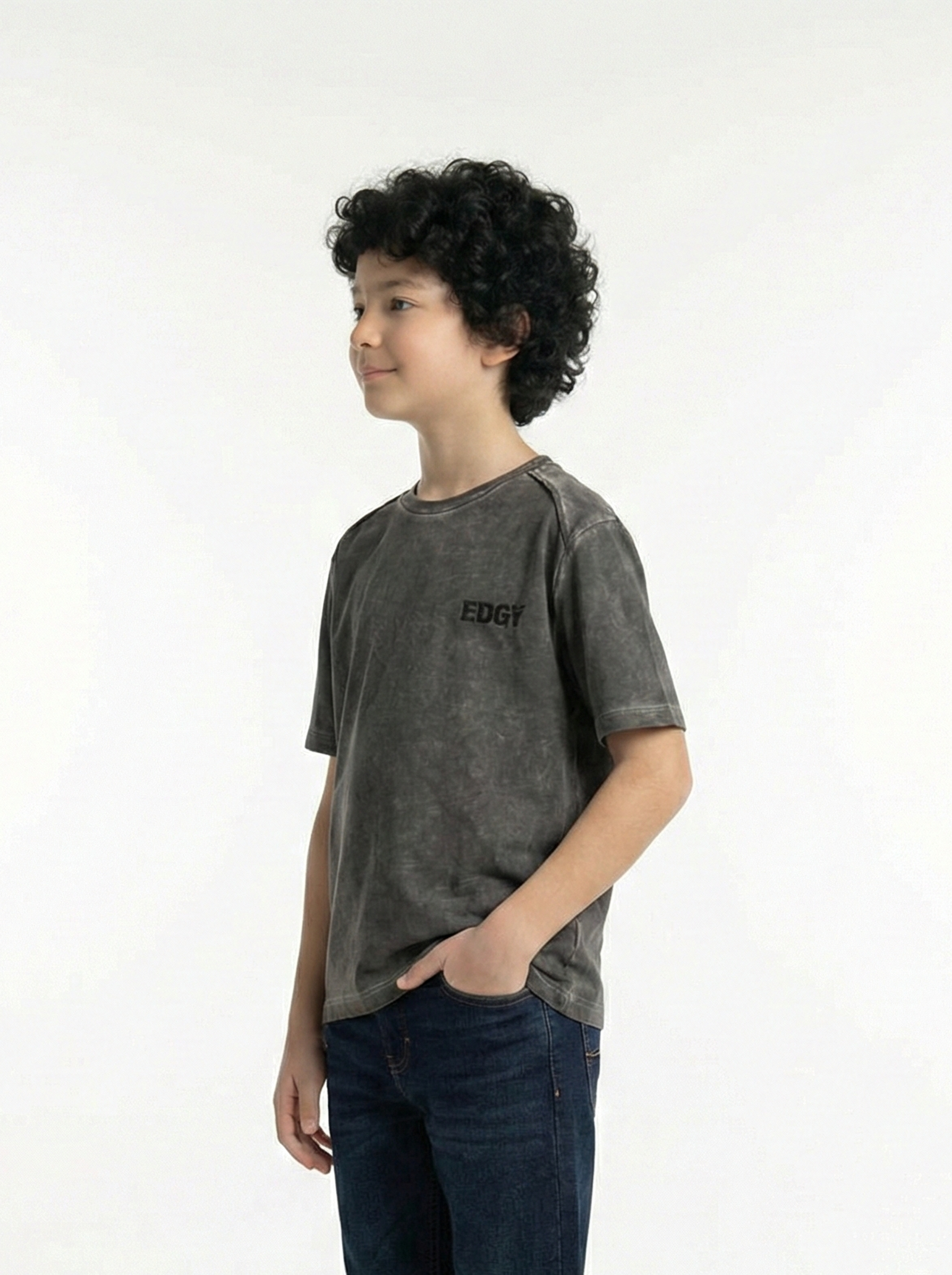 Boys’ T-SHIRT "EDGY" Oversized Short-Sleeve T-Shirt