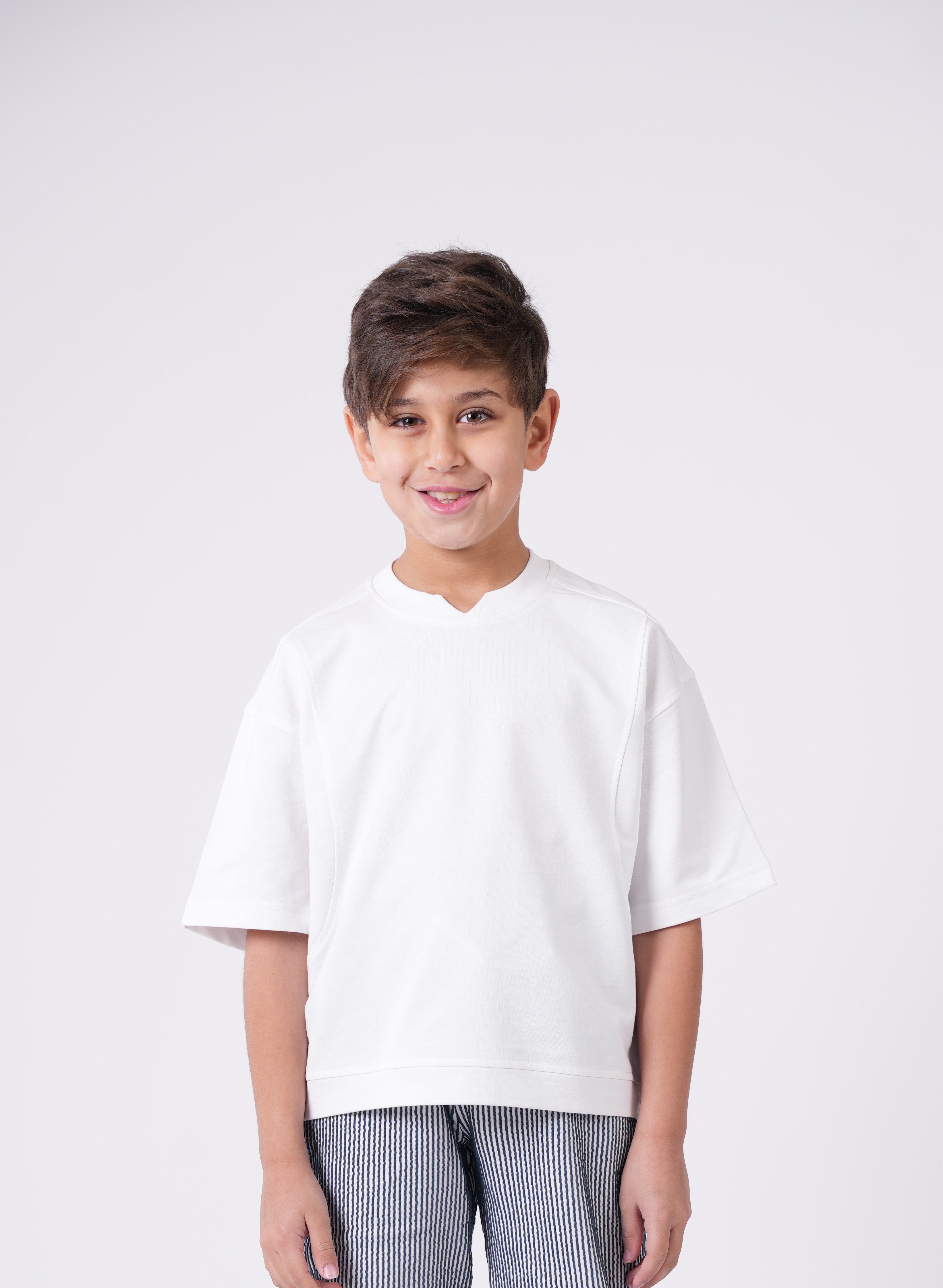 Boys’ Oversized Paneled T-shirt