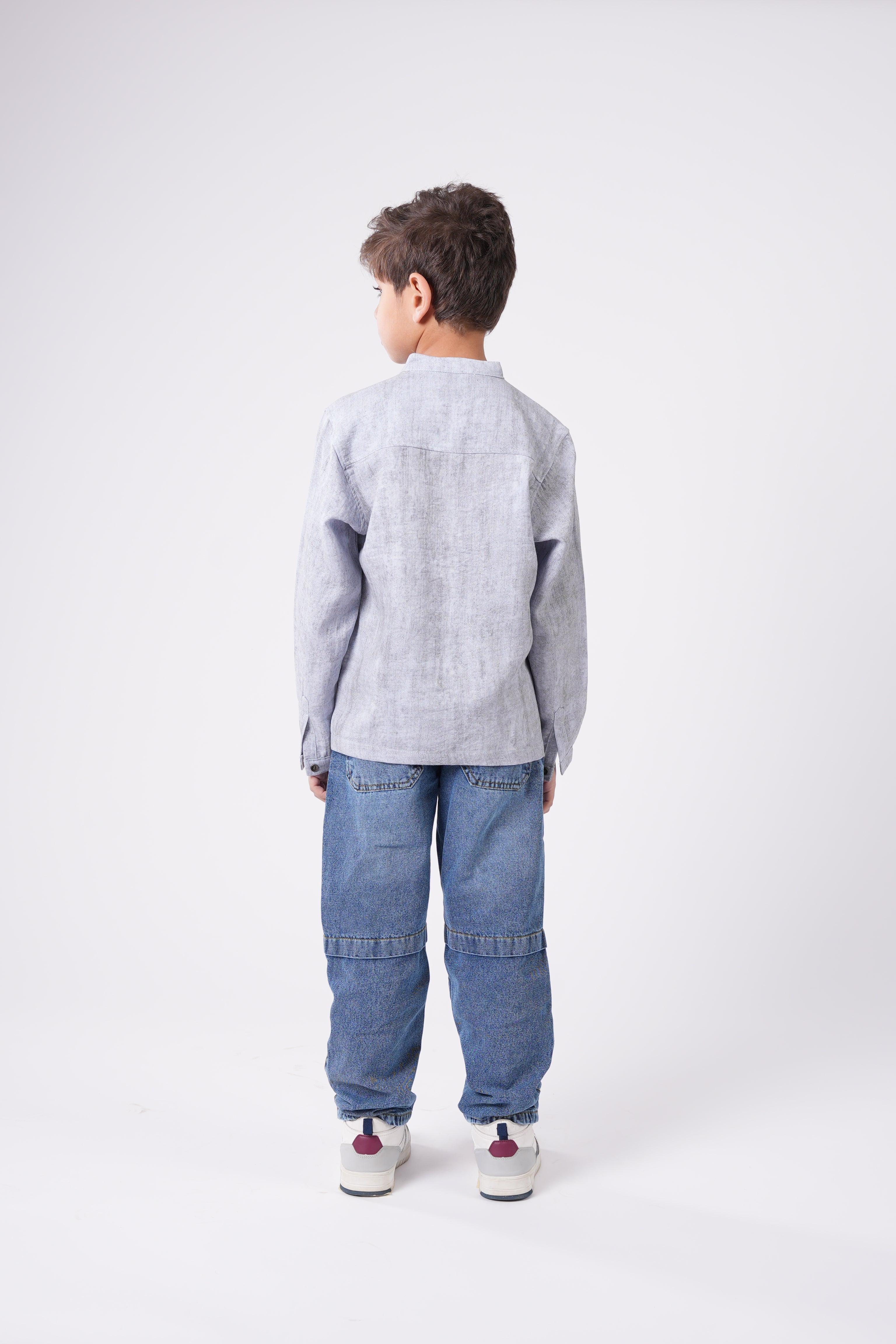 Boys’ Mid-Wash Carpenter Jeans