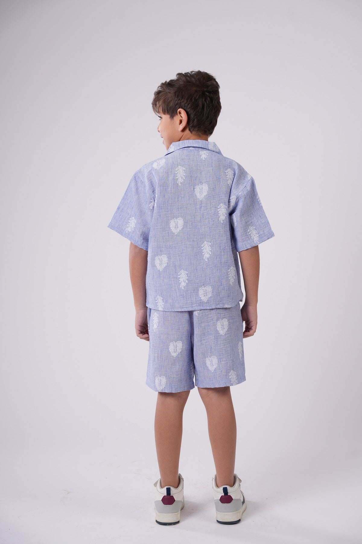 Boys' Two-Piece Leaf Print Set