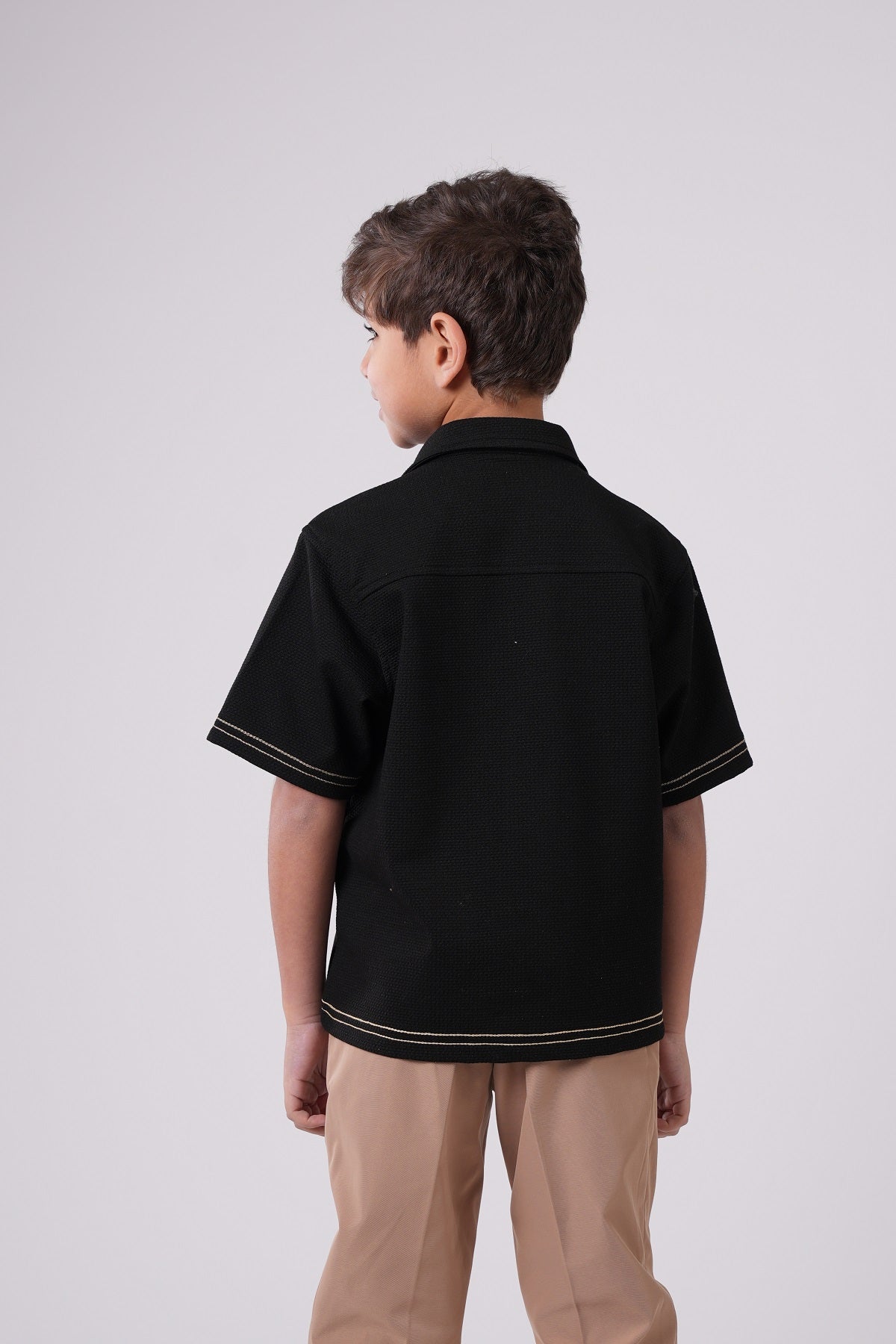 Boys Short Sleeve Printed Resort Shirt