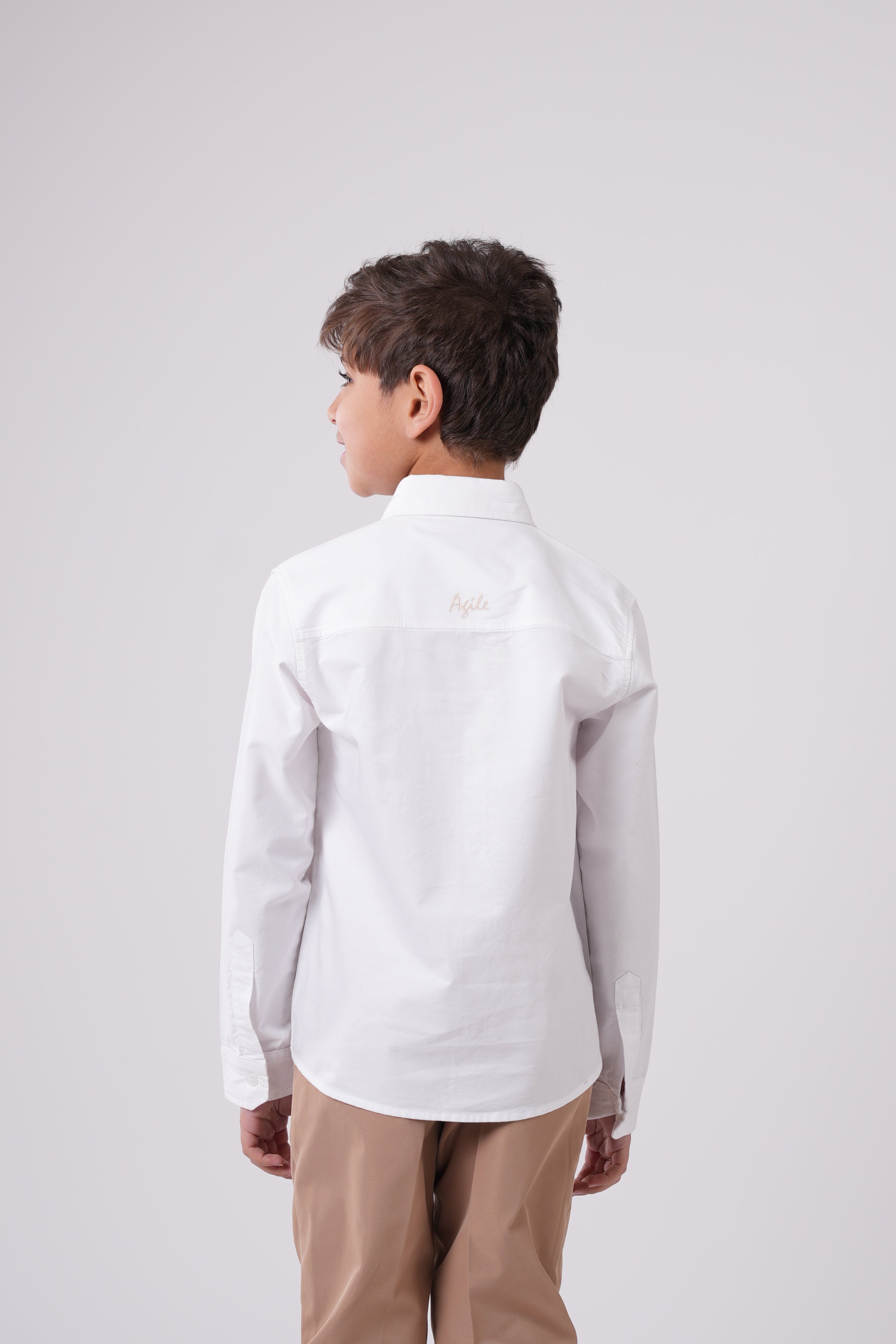 Boys Classic Oxford Long Sleeve Shirt