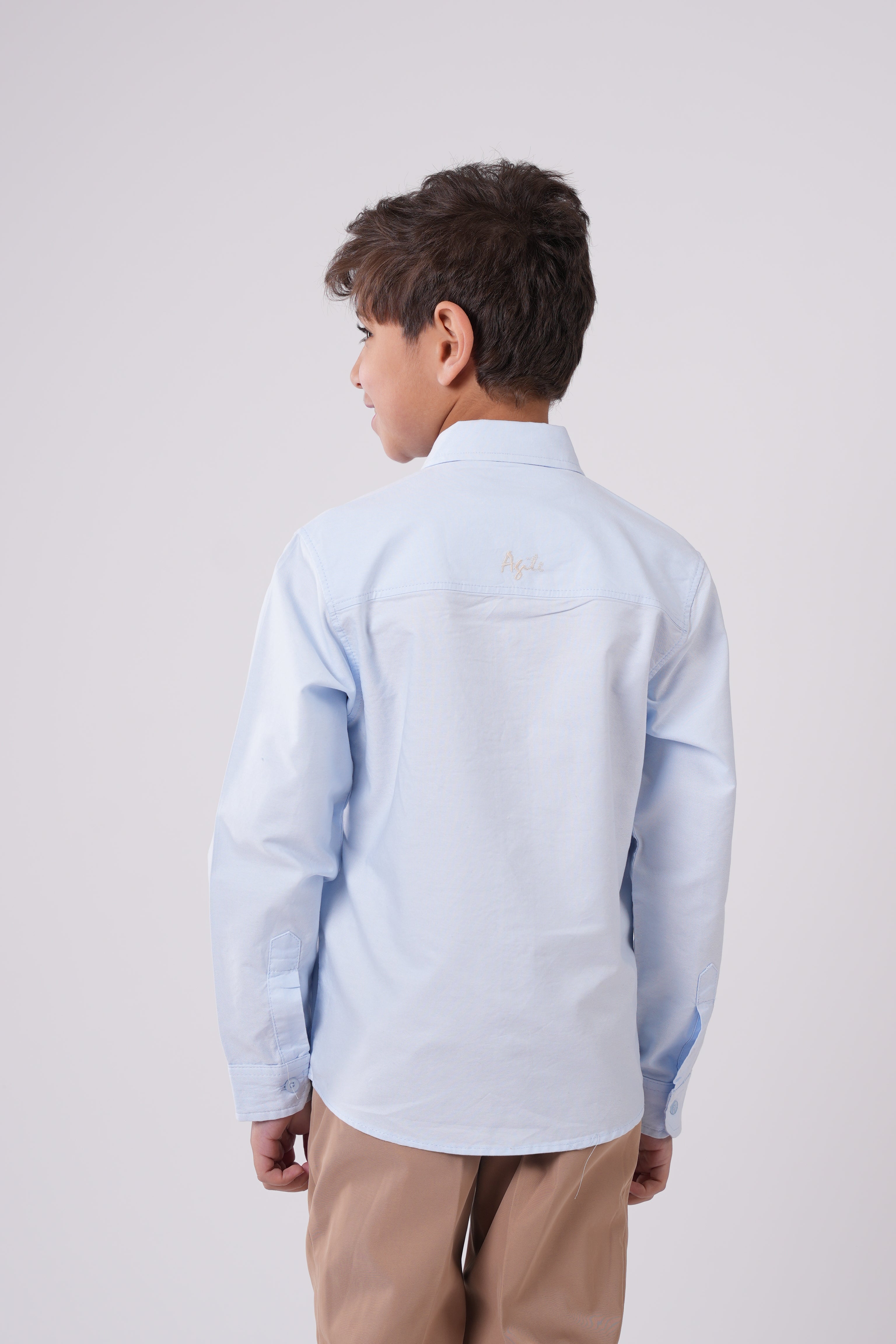 Boys Classic Oxford Long Sleeve Shirt
