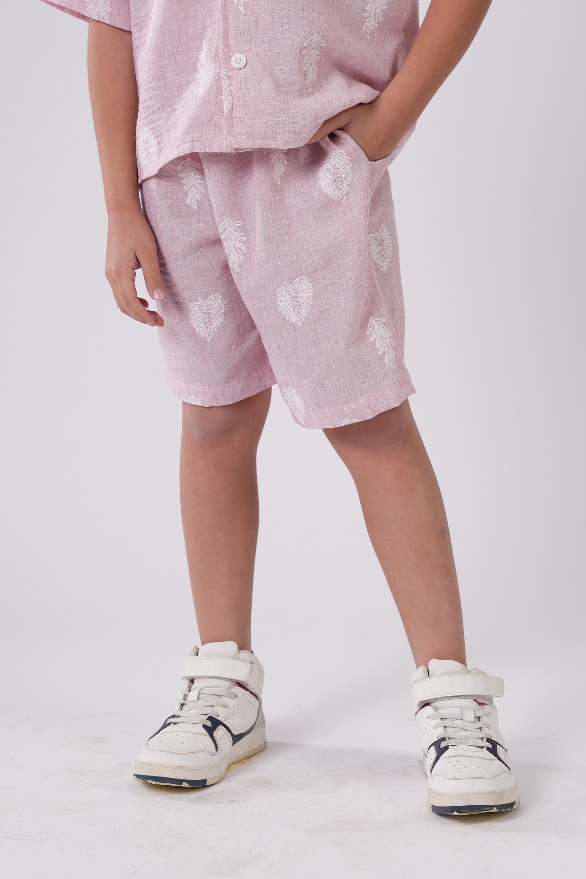 Boys' Two-Piece Leaf Print Set