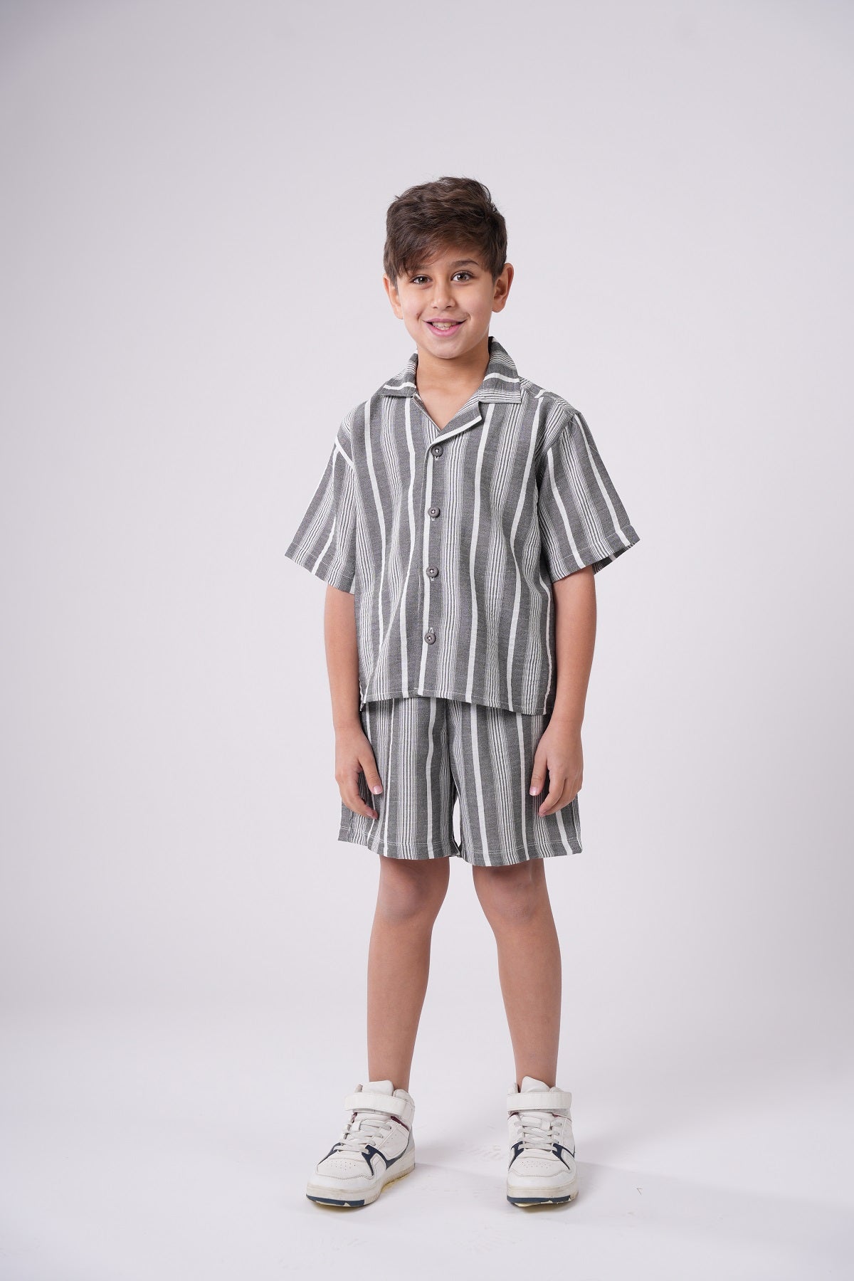 Boys’ Seersucker Striped Set