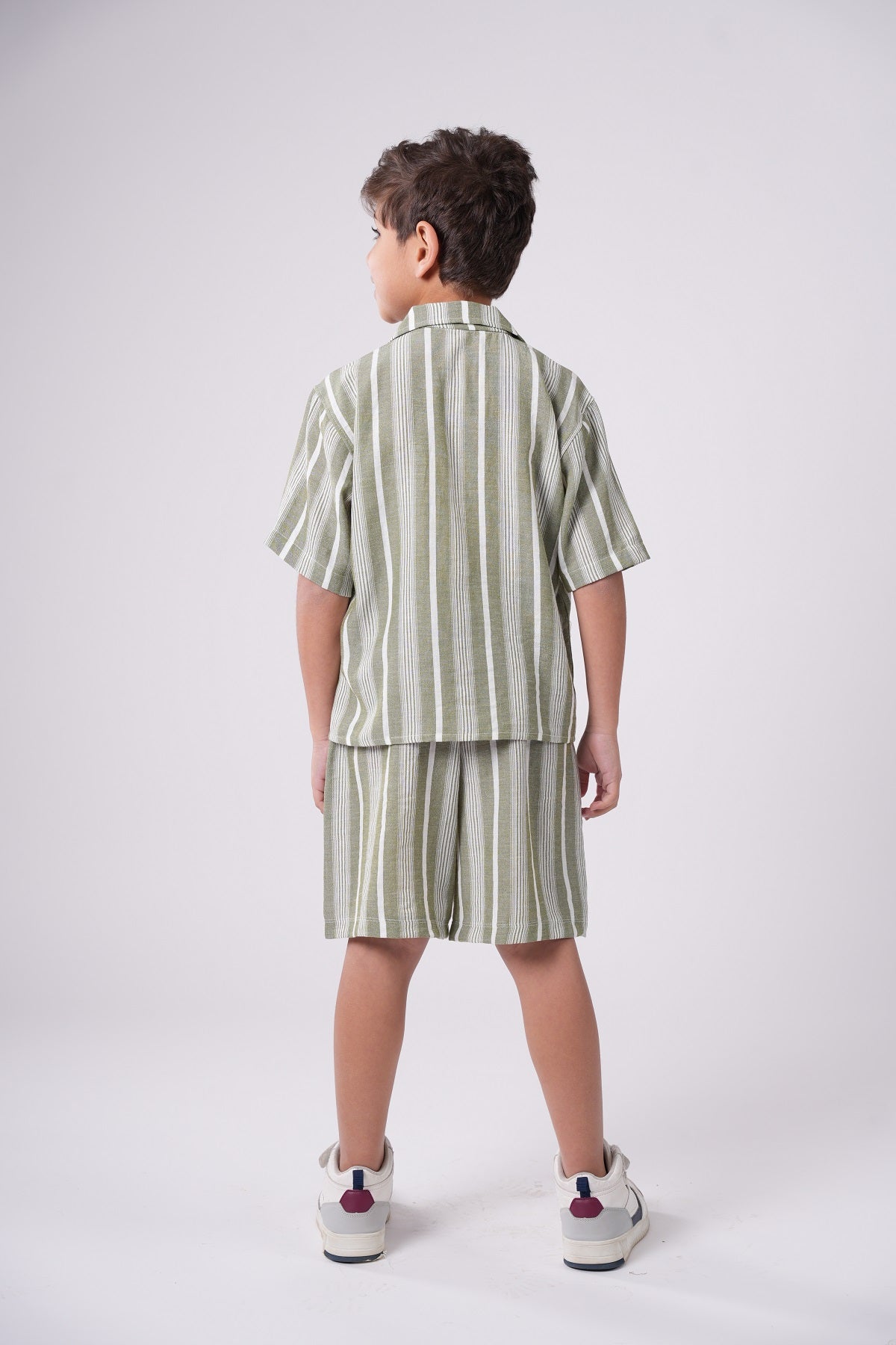 Boys’ Seersucker Striped Set