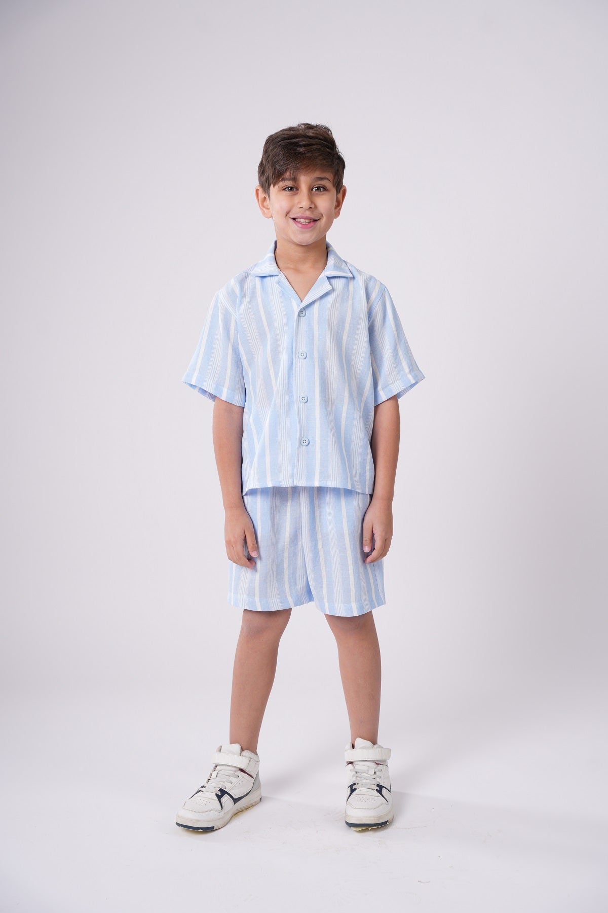 Boys’ Seersucker Striped Set