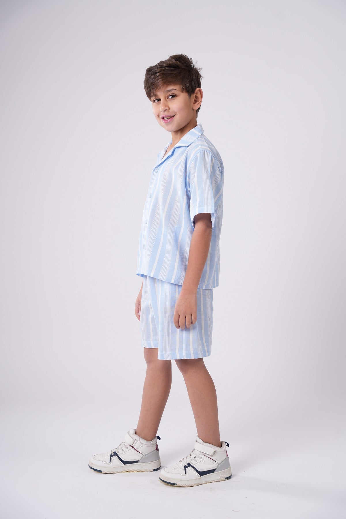 Boys’ Seersucker Striped Set