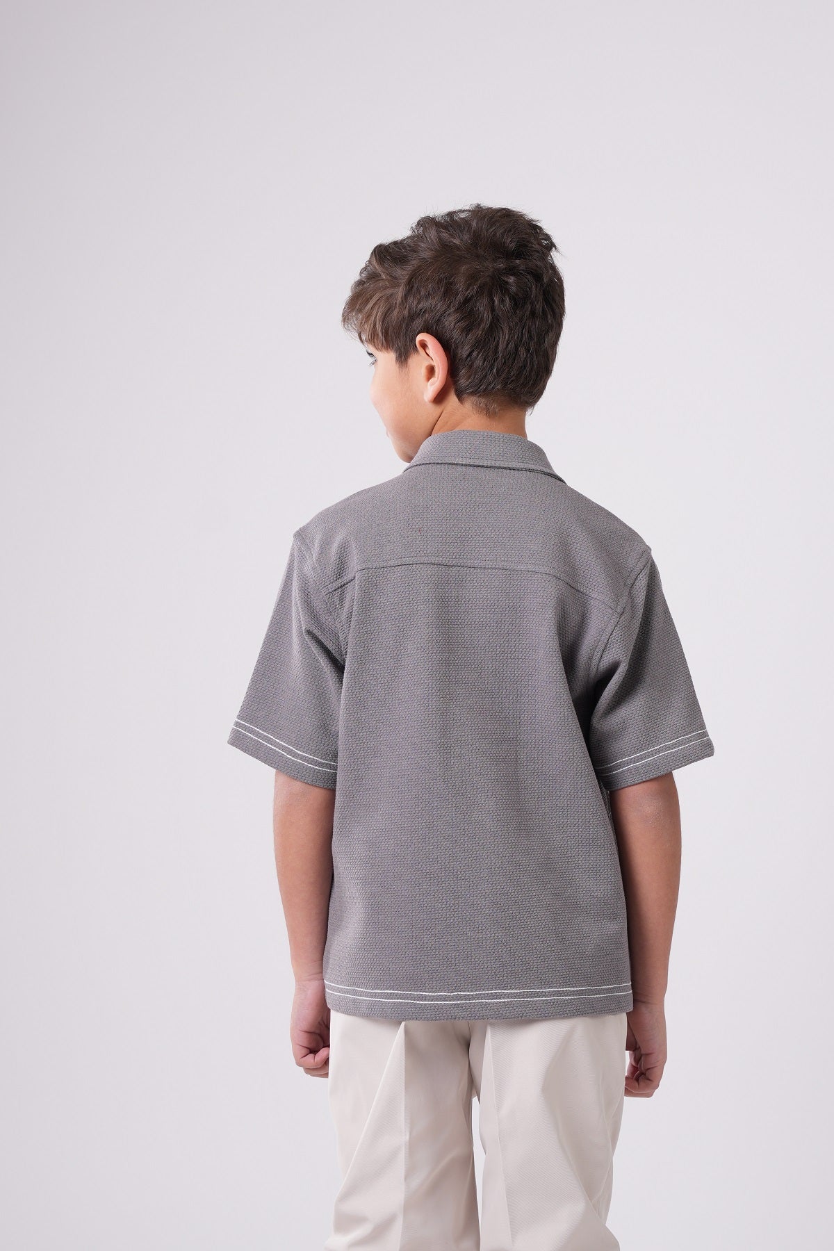 Boys Short Sleeve Printed Resort Shirt