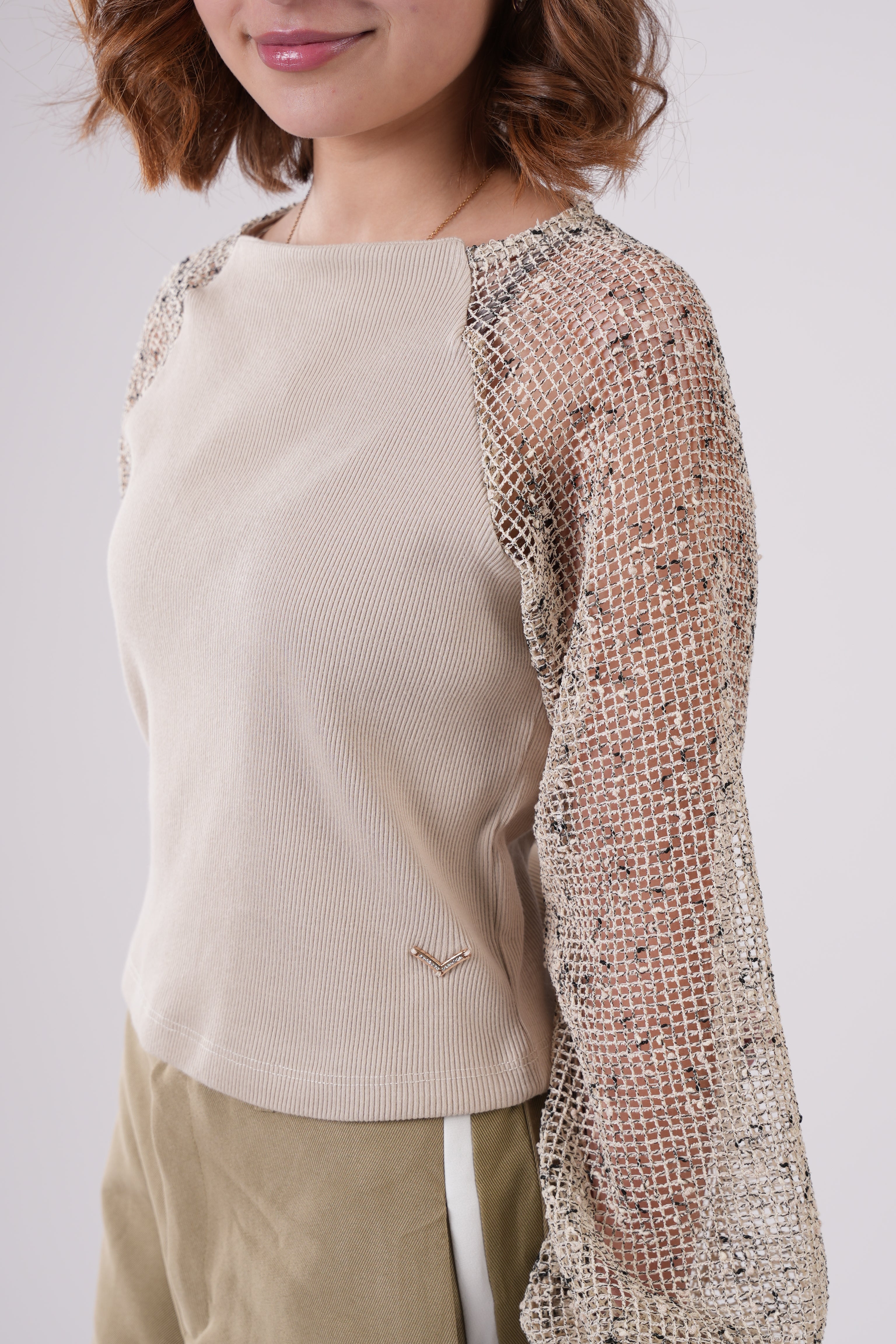 Girls’ Elegant Long-Sleeve Blouse