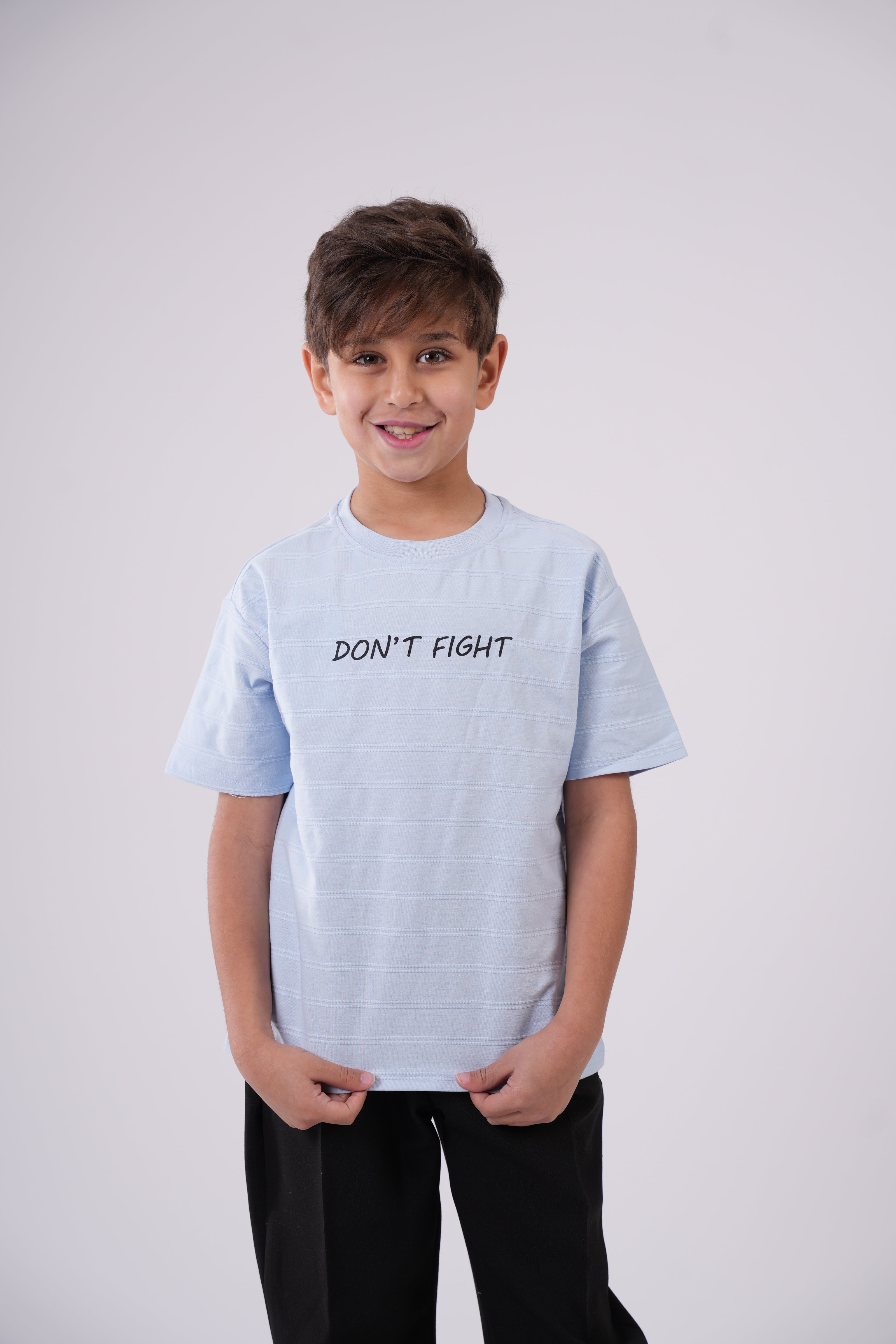 Casual Short-Sleeve T-Shirt with Back Doodle Art