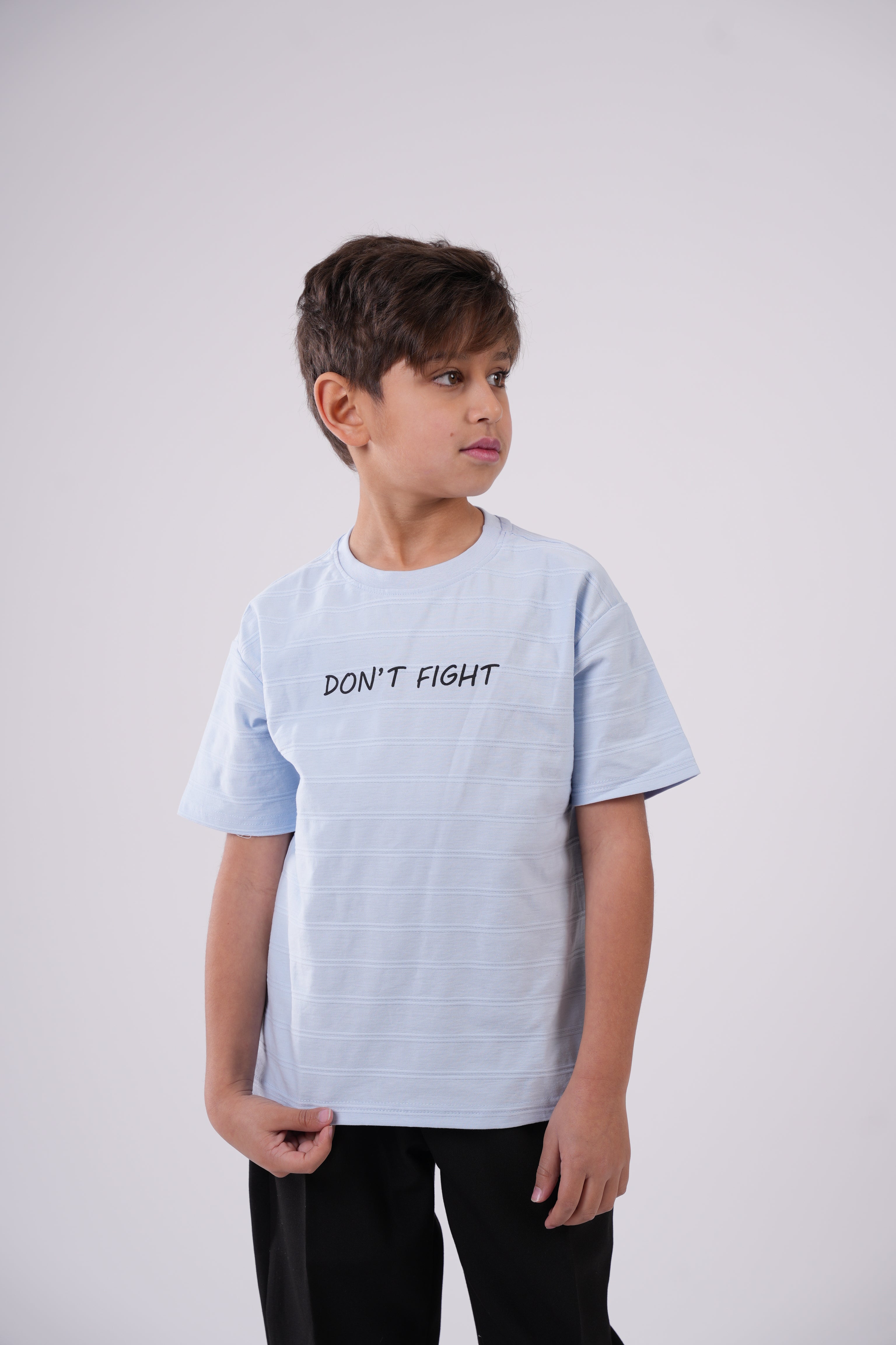 Casual Short-Sleeve T-Shirt with Back Doodle Art