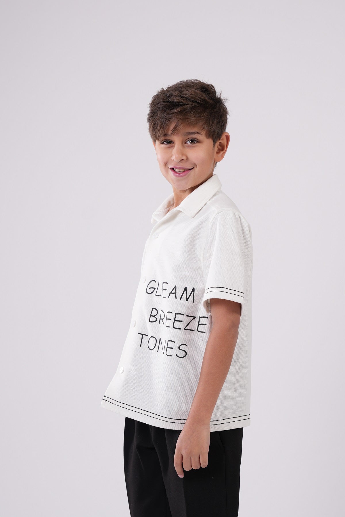 Boys Short Sleeve Printed Resort Shirt