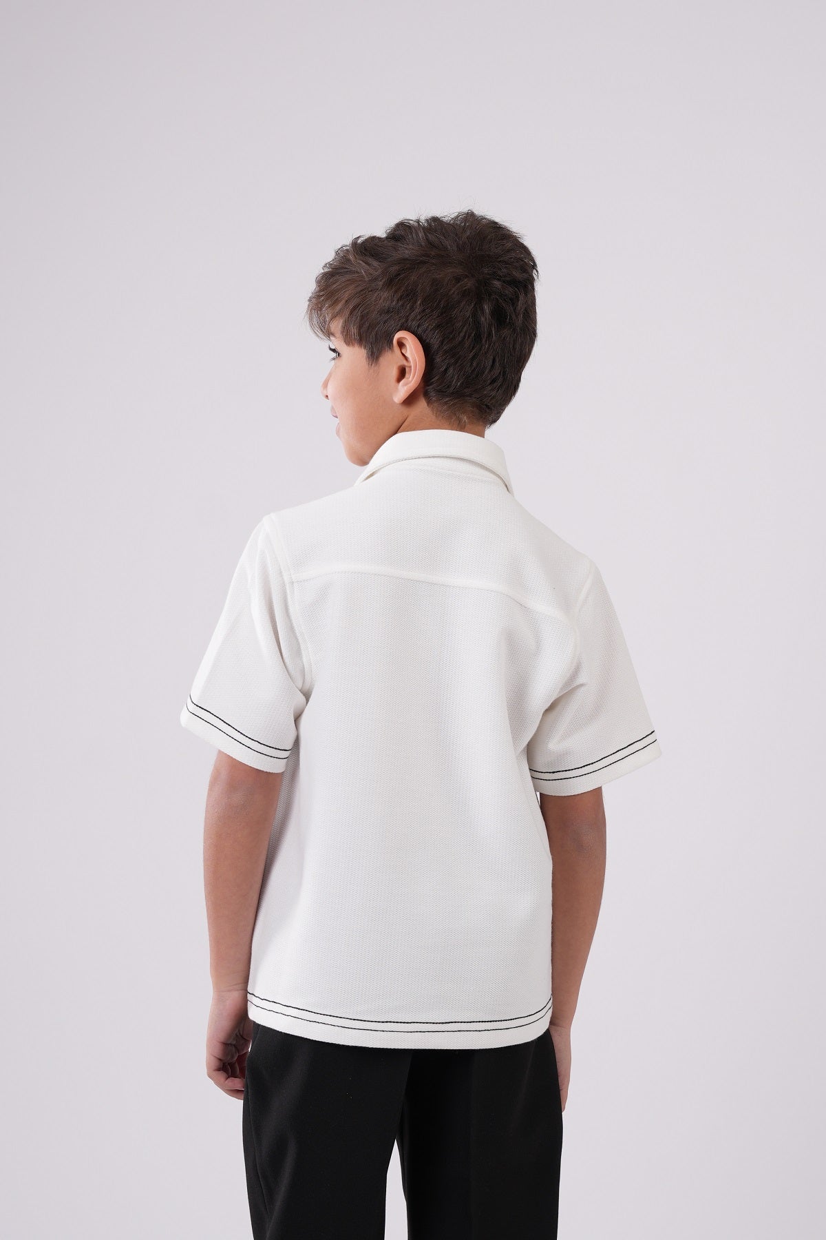 Boys Short Sleeve Printed Resort Shirt