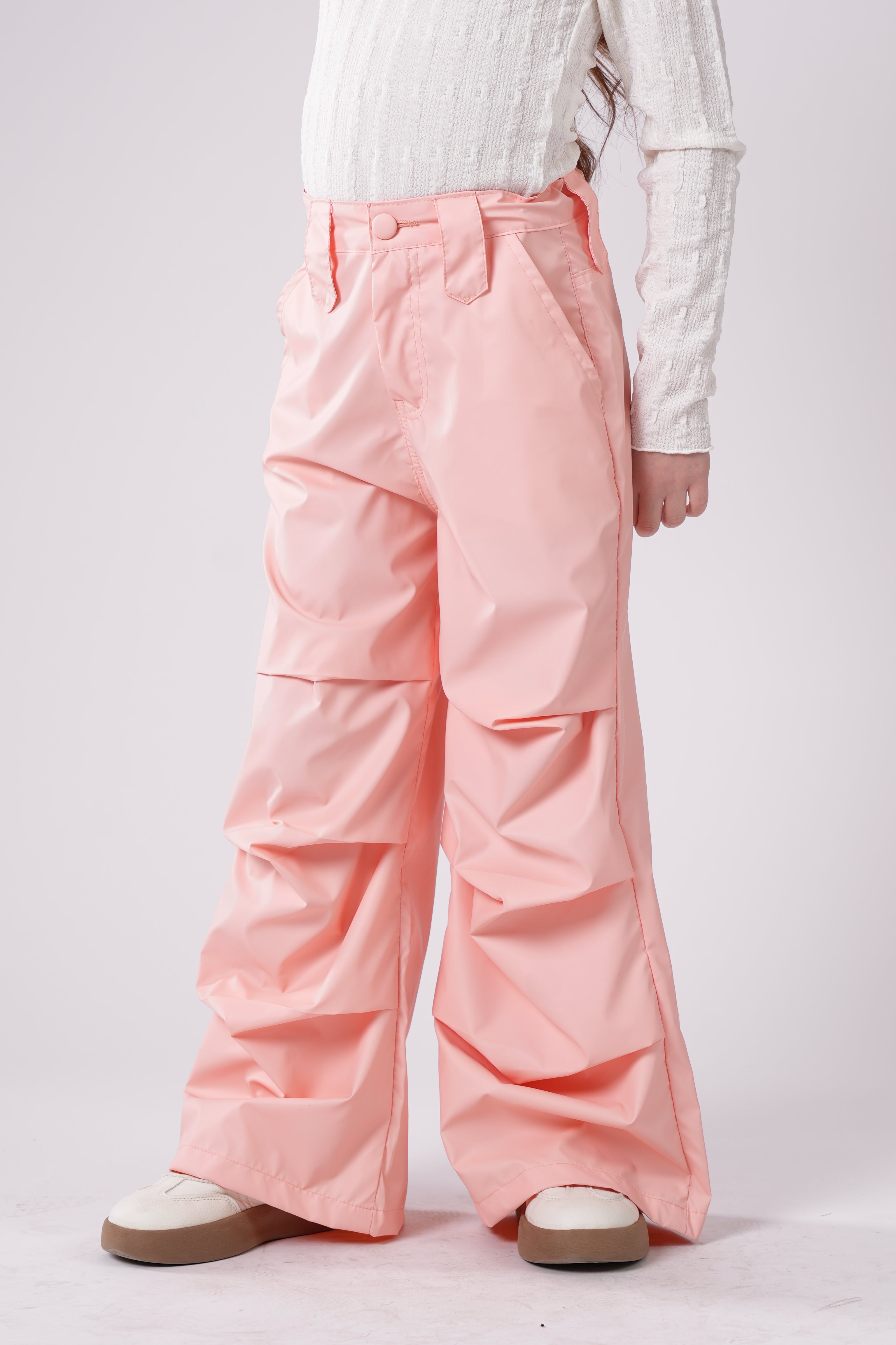 Girls’ Tiered Wide-Leg Trousers