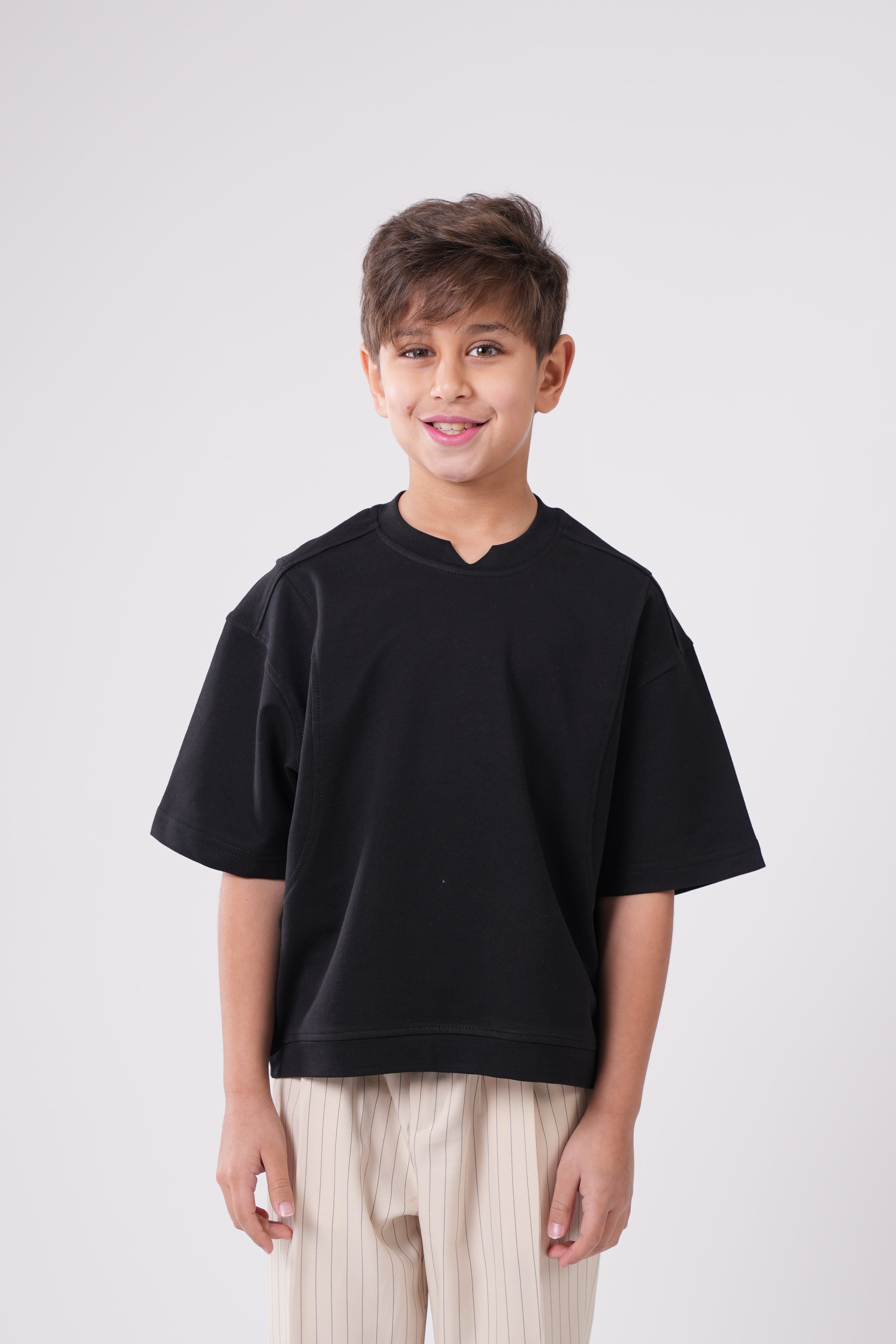 Boys’ Oversized Paneled T-shirt